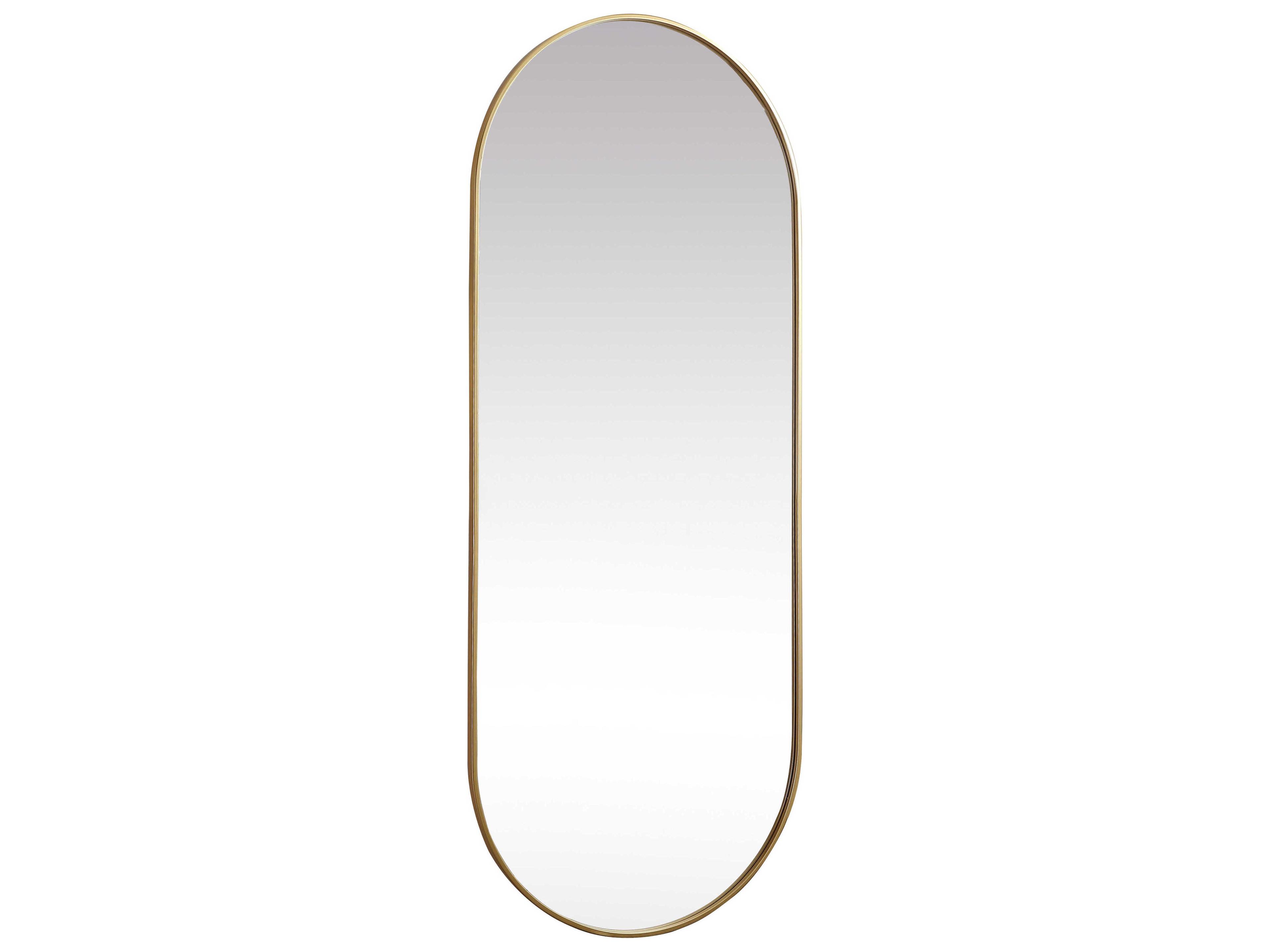 Elegant Lighting Asha Oval Wall Mirror