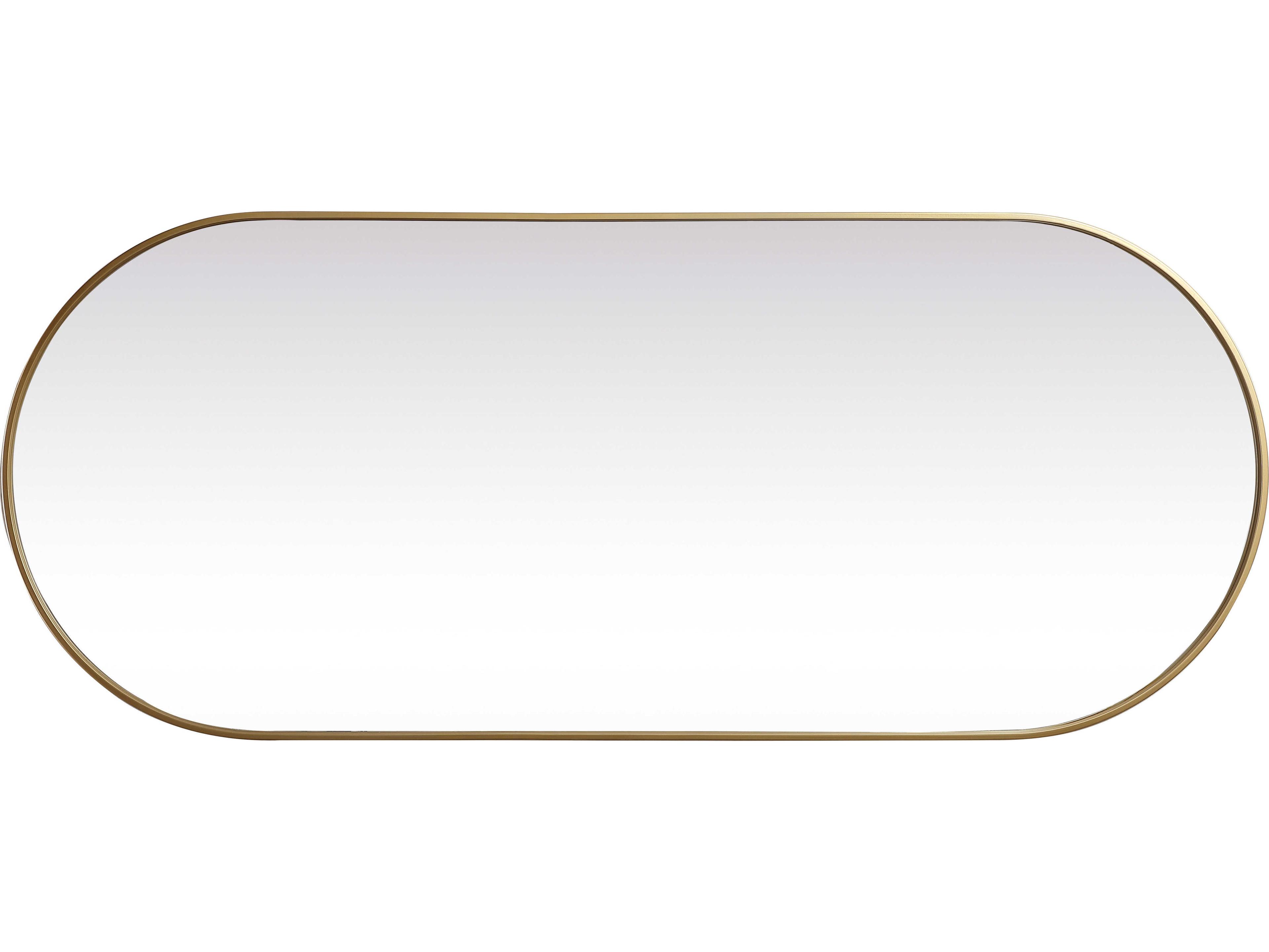 Elegant Lighting Asha Oval Wall Mirror