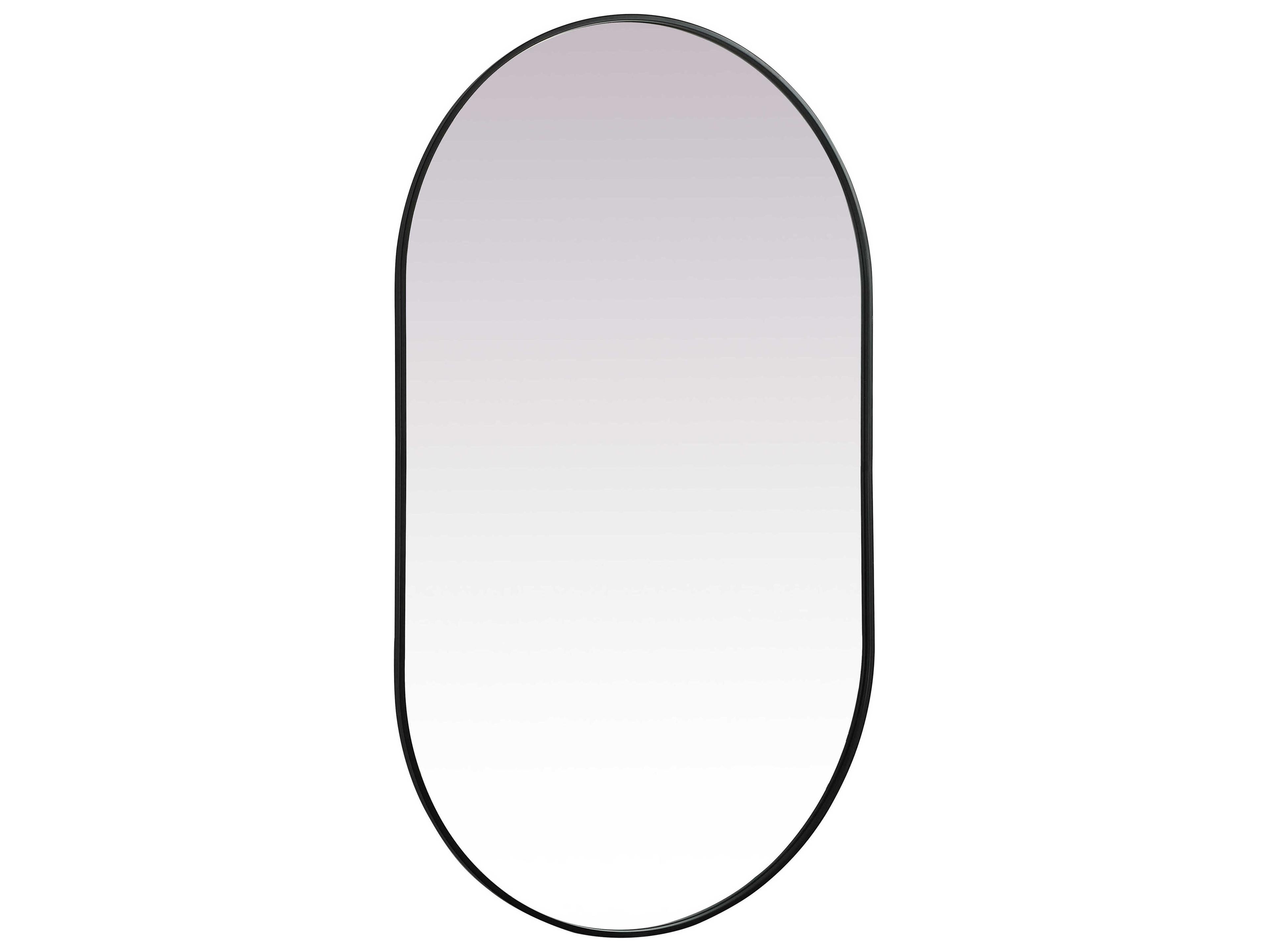 Elegant Lighting Asha Oval Wall Mirror