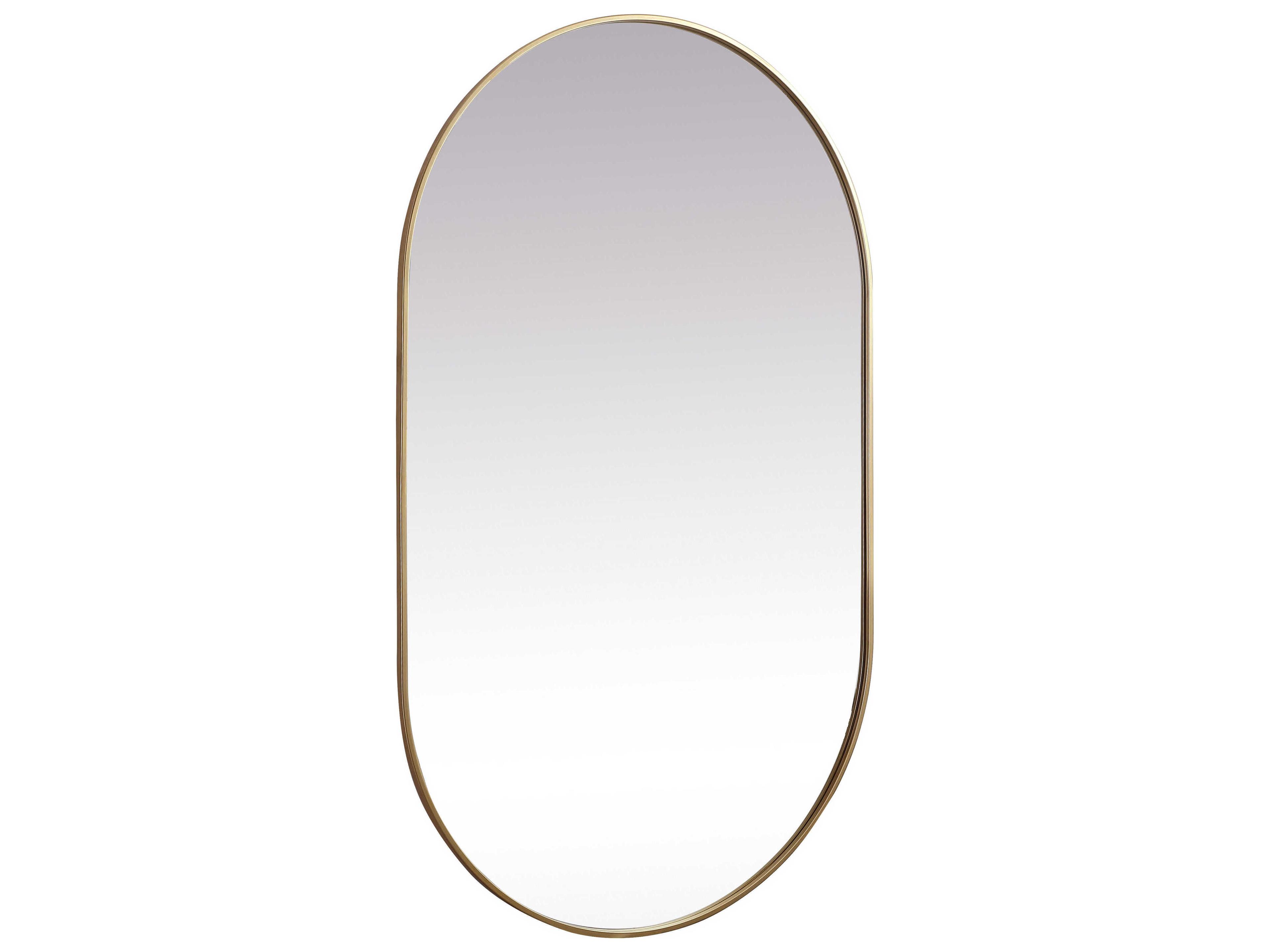 Elegant Lighting Asha Oval Wall Mirror