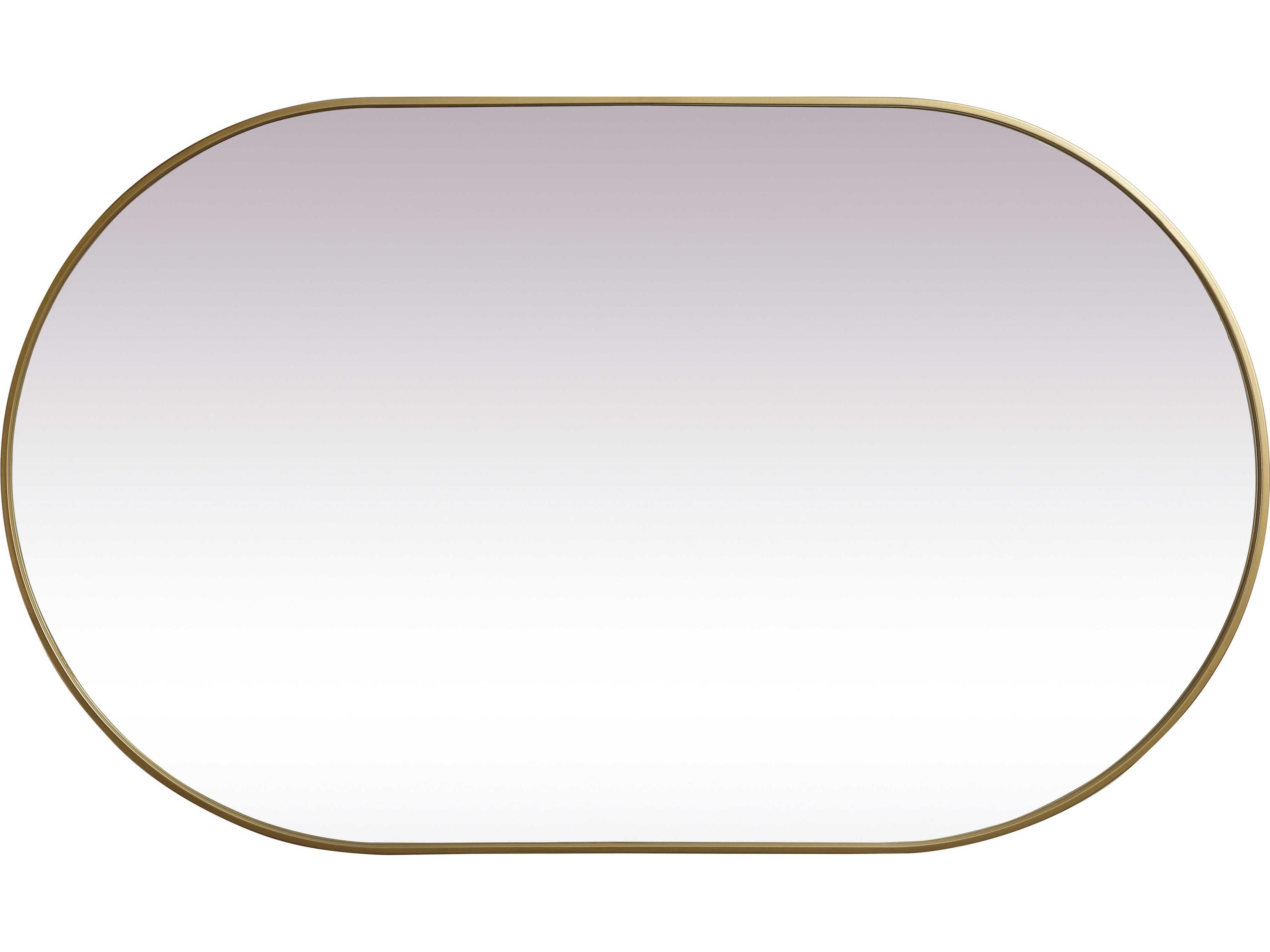 Elegant Lighting Asha Oval Wall Mirror