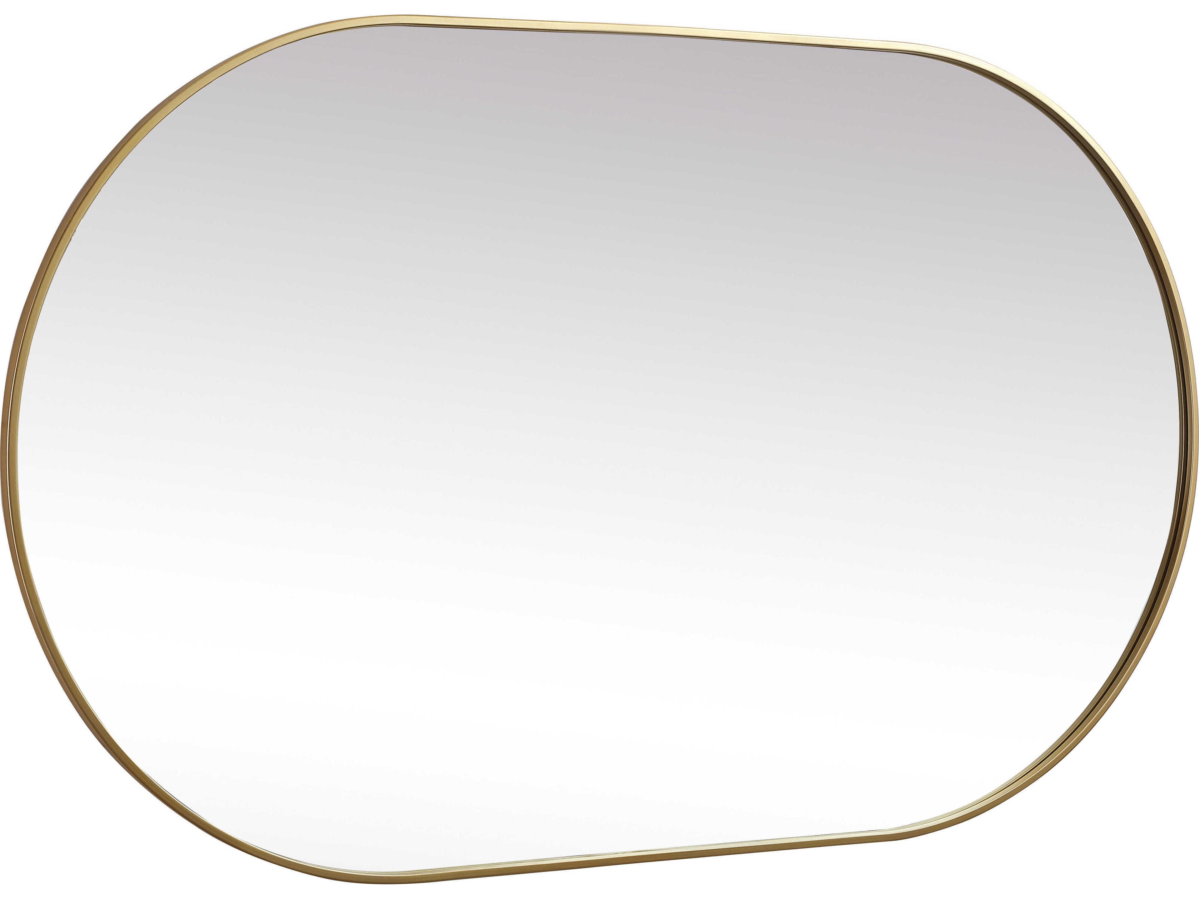 Elegant Lighting Asha Oval Wall Mirror