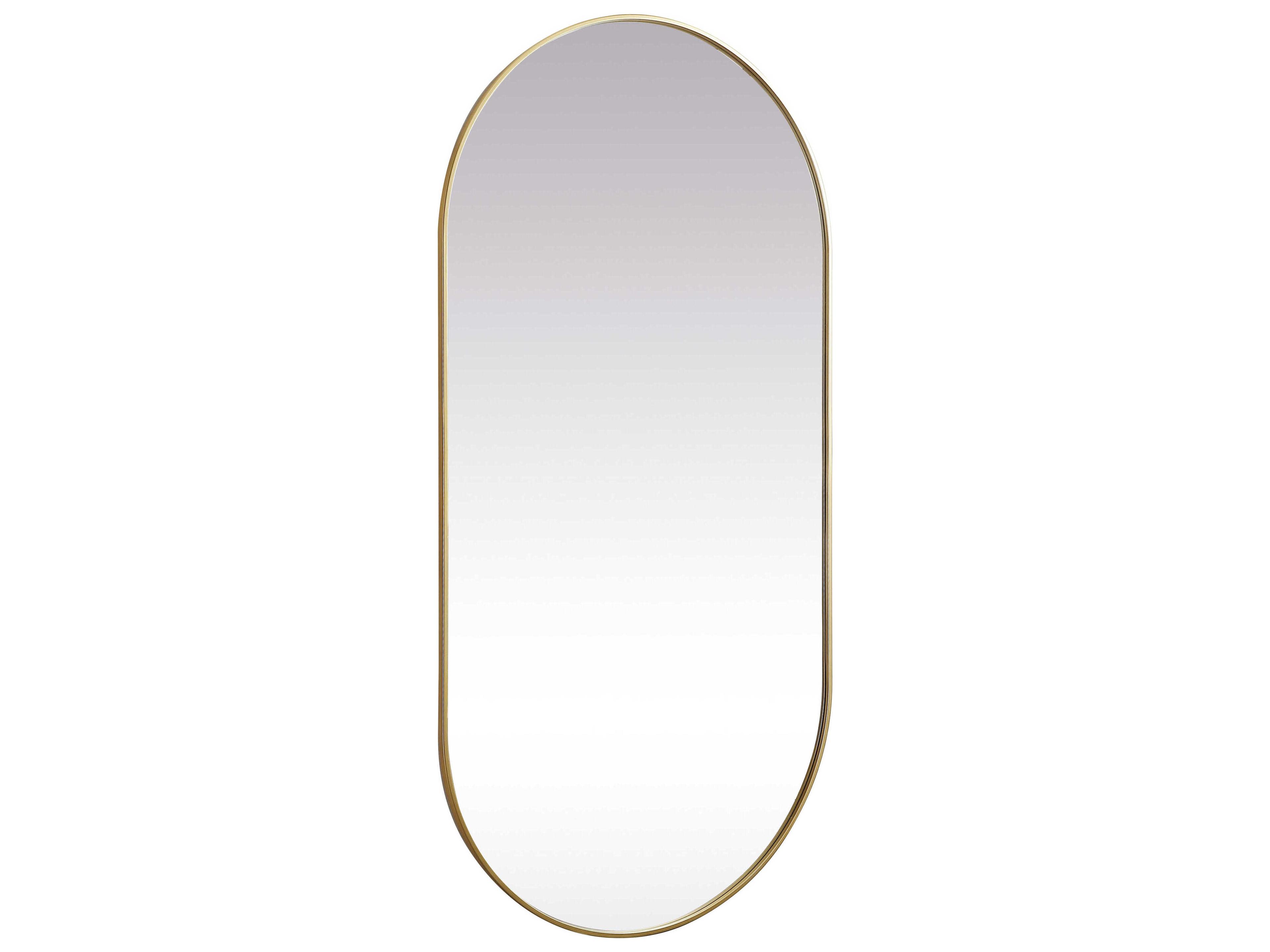 Elegant Lighting Asha Oval Wall Mirror