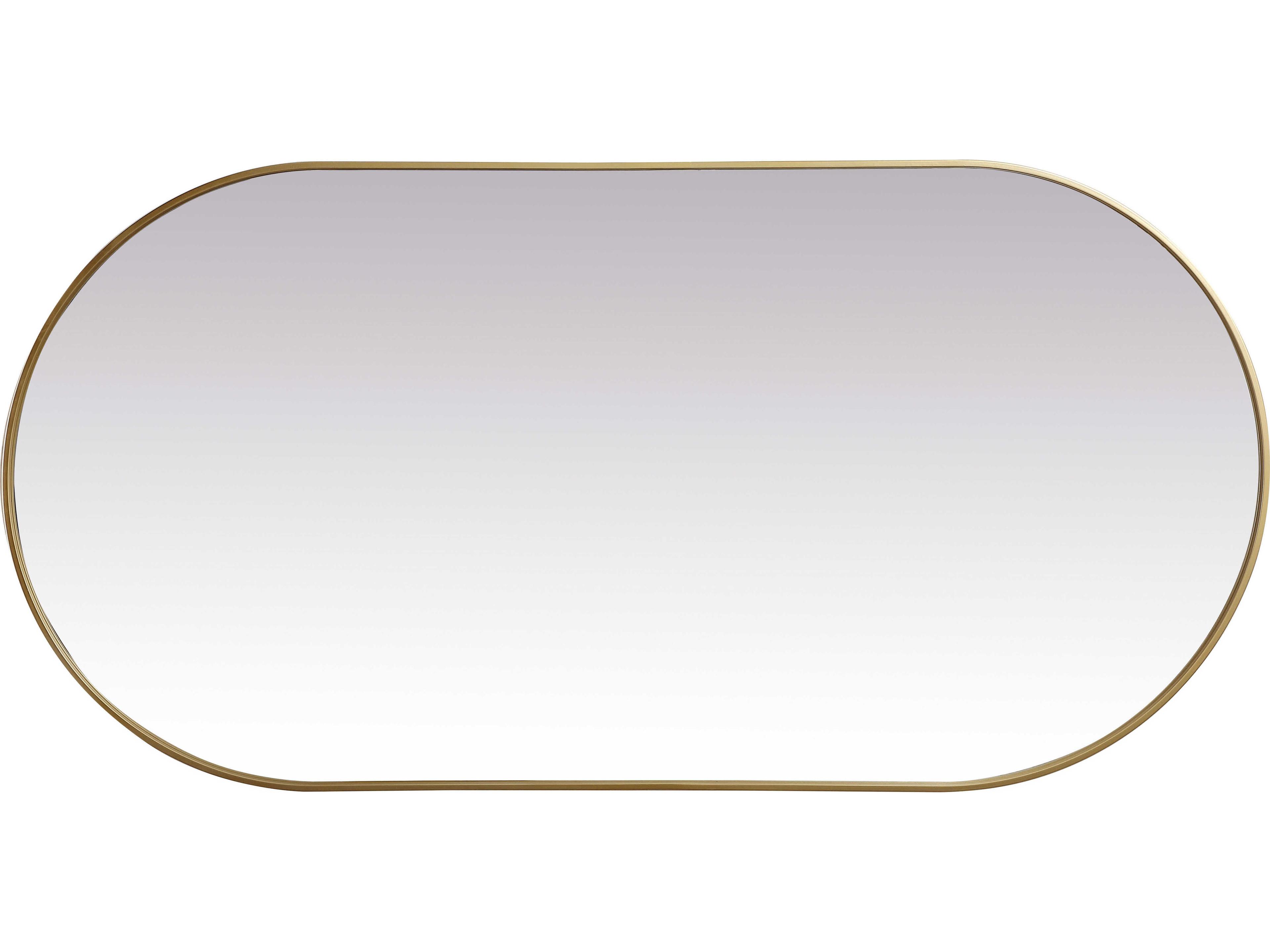 Elegant Lighting Asha Oval Wall Mirror