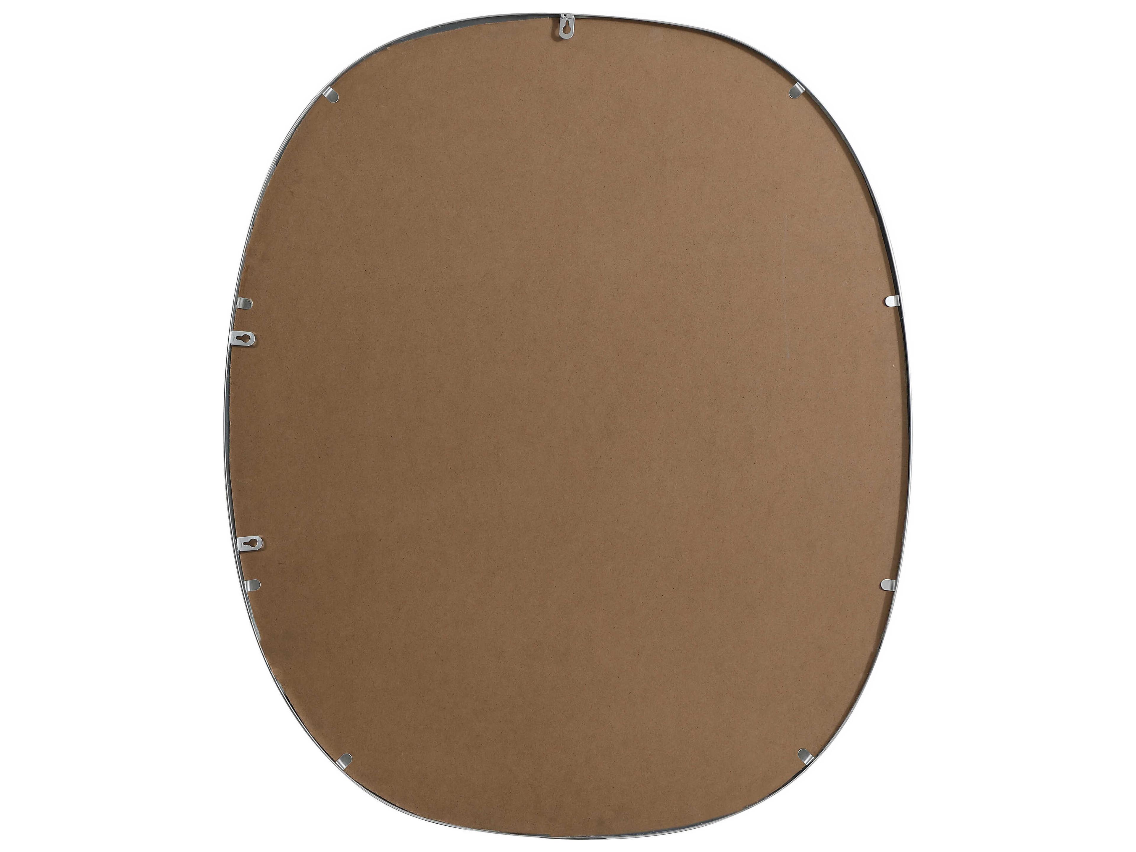 Elegant Lighting Brynn Silver Oval Wall Mirror