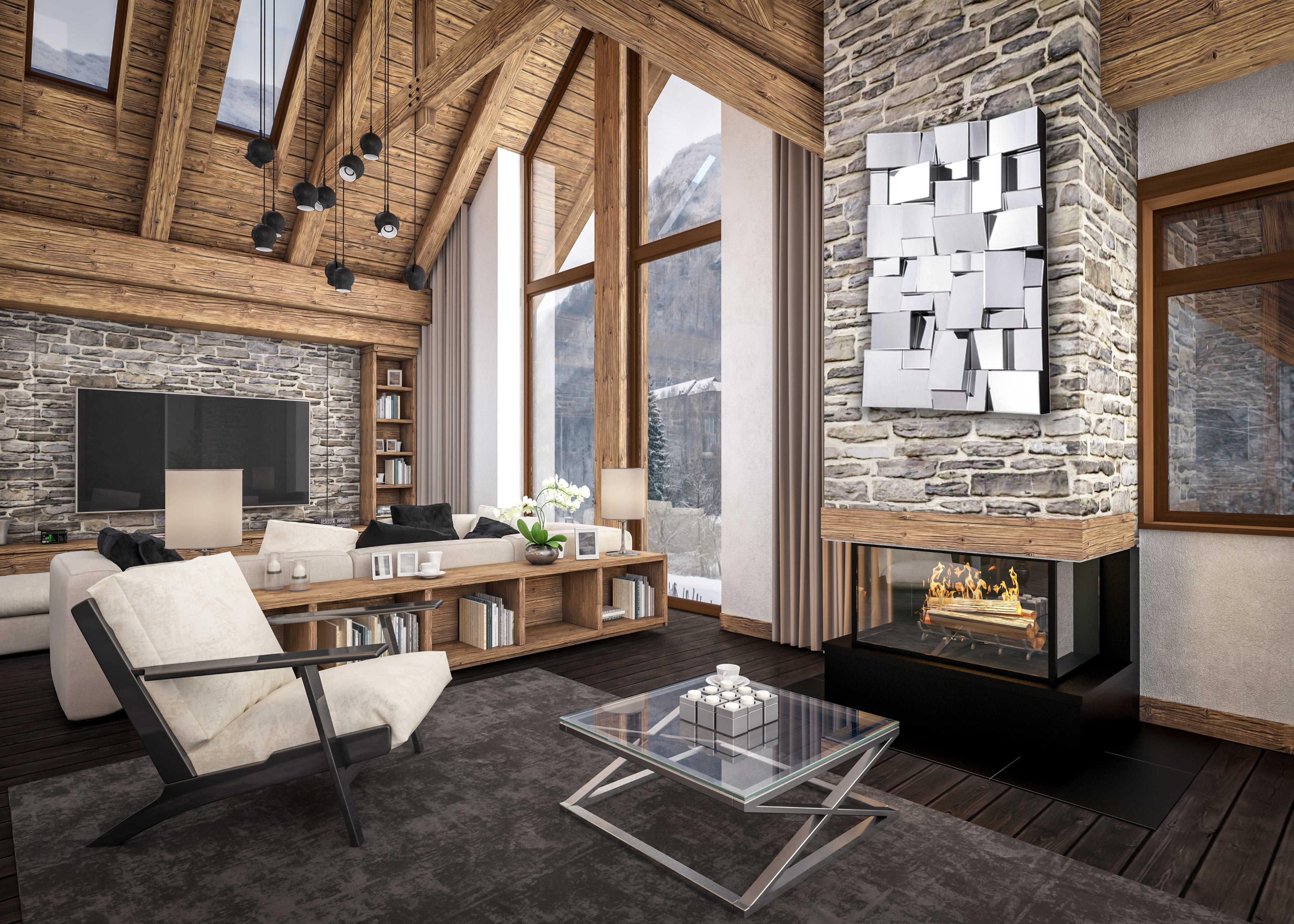 Elegant Lighting Modern Clear Rectangular Wall Mirror