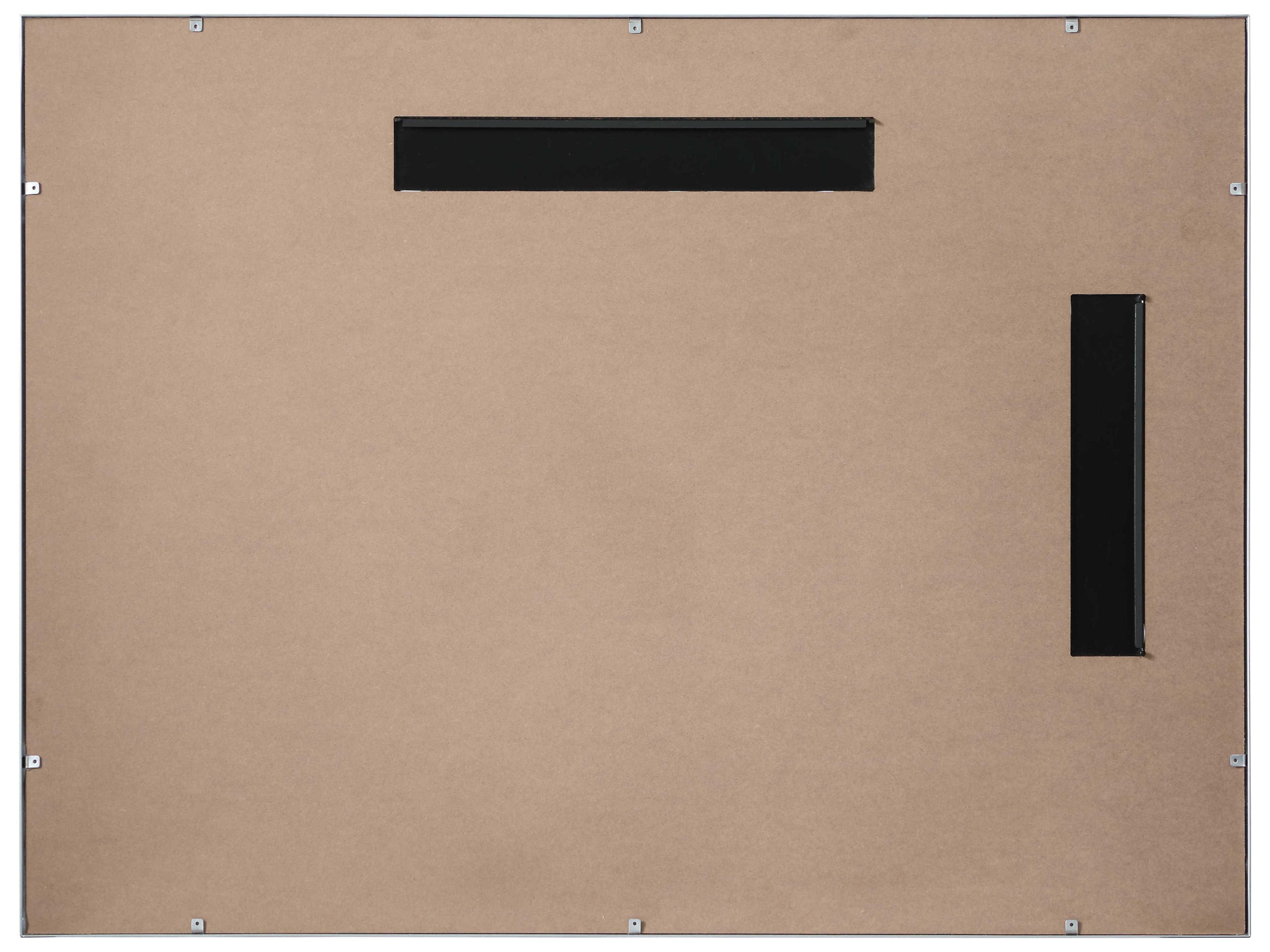 Elegant Lighting Viola Silver Rectangular Wall Mirror