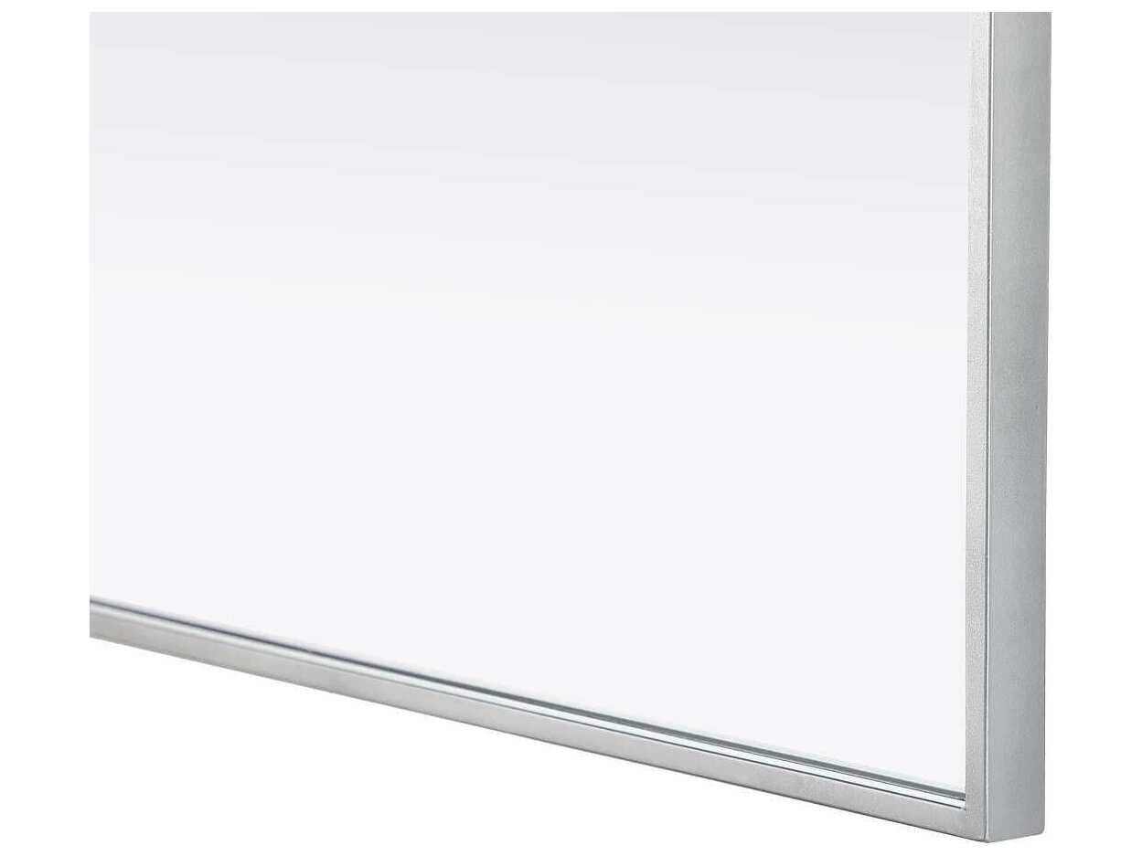 Elegant Lighting Everleigh Silver Notched Wall Mirror