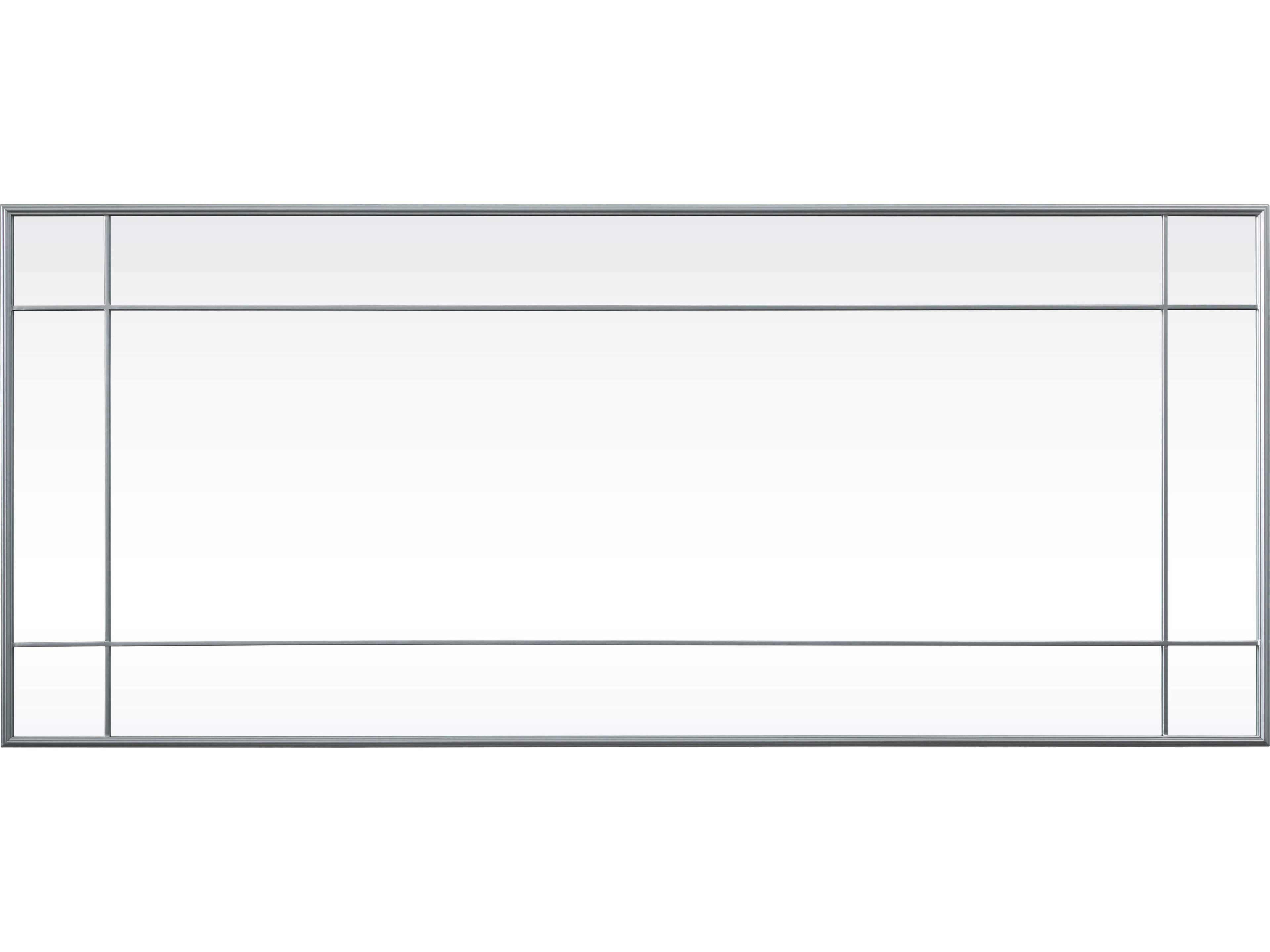 Elegant Lighting Viola Silver Rectangular Floor Mirror