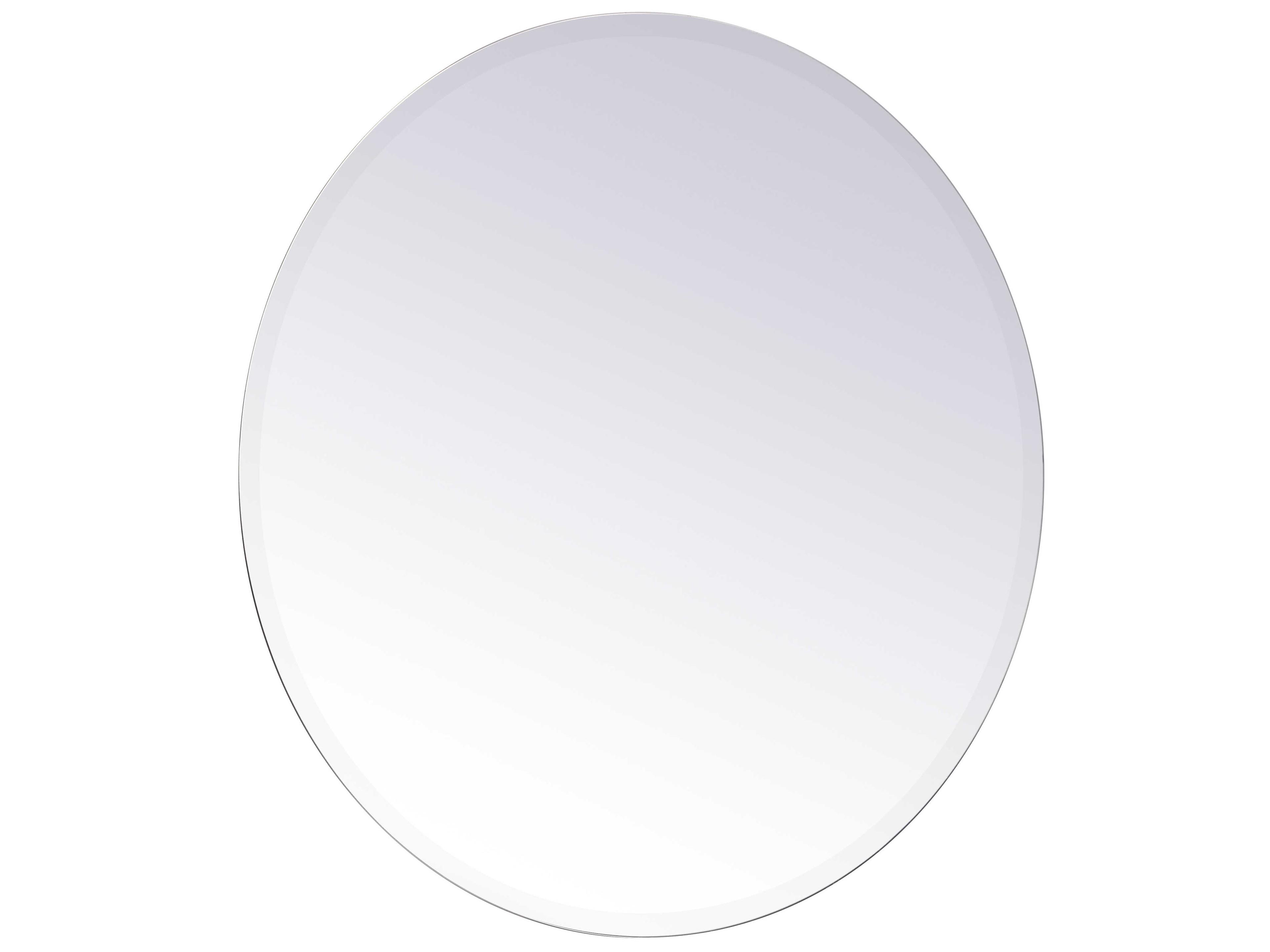 Elegant Lighting Gracin Clear Round Wall Mirror