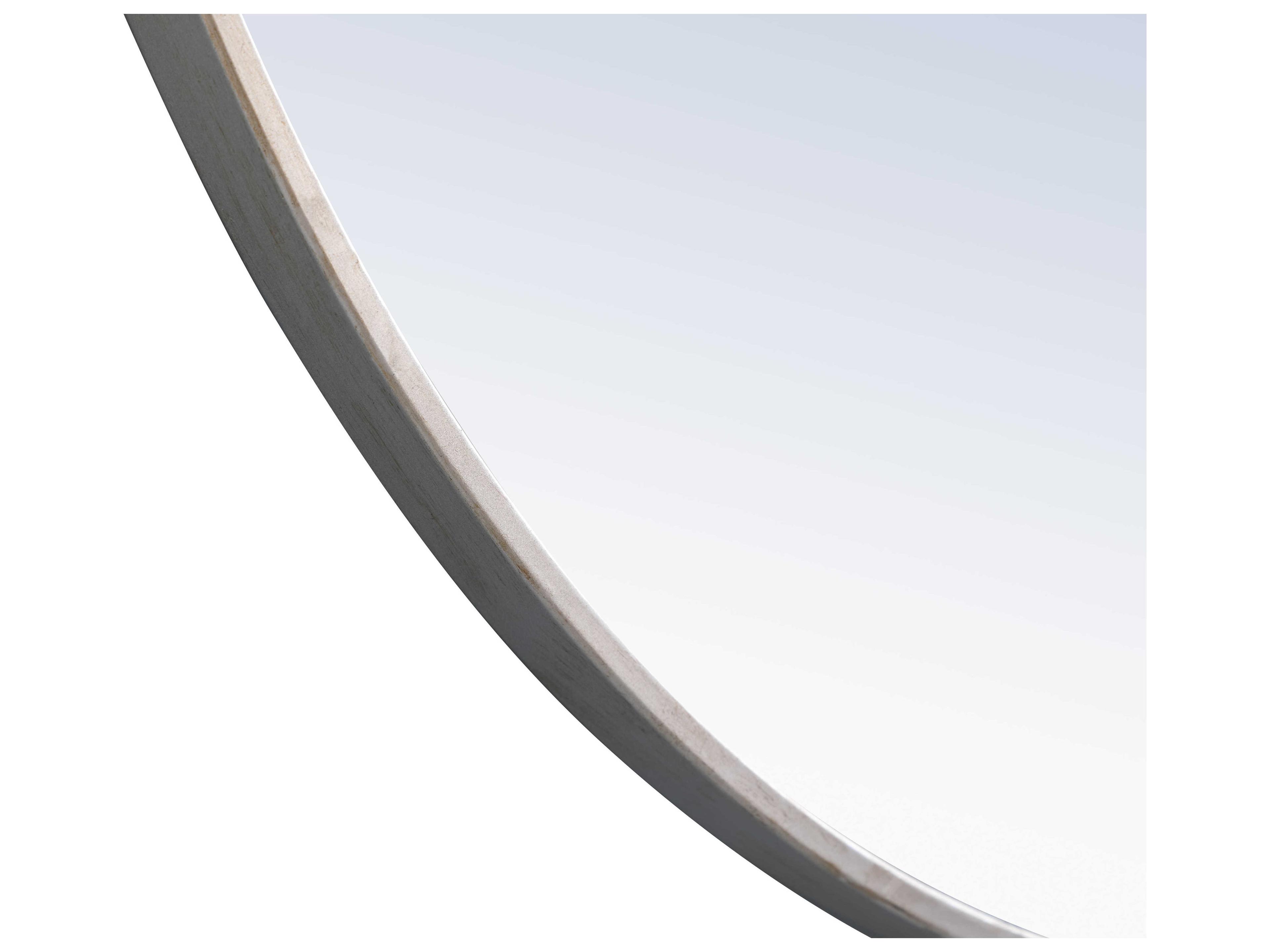 Elegant Lighting Eternity Silver Round Wall Mirror