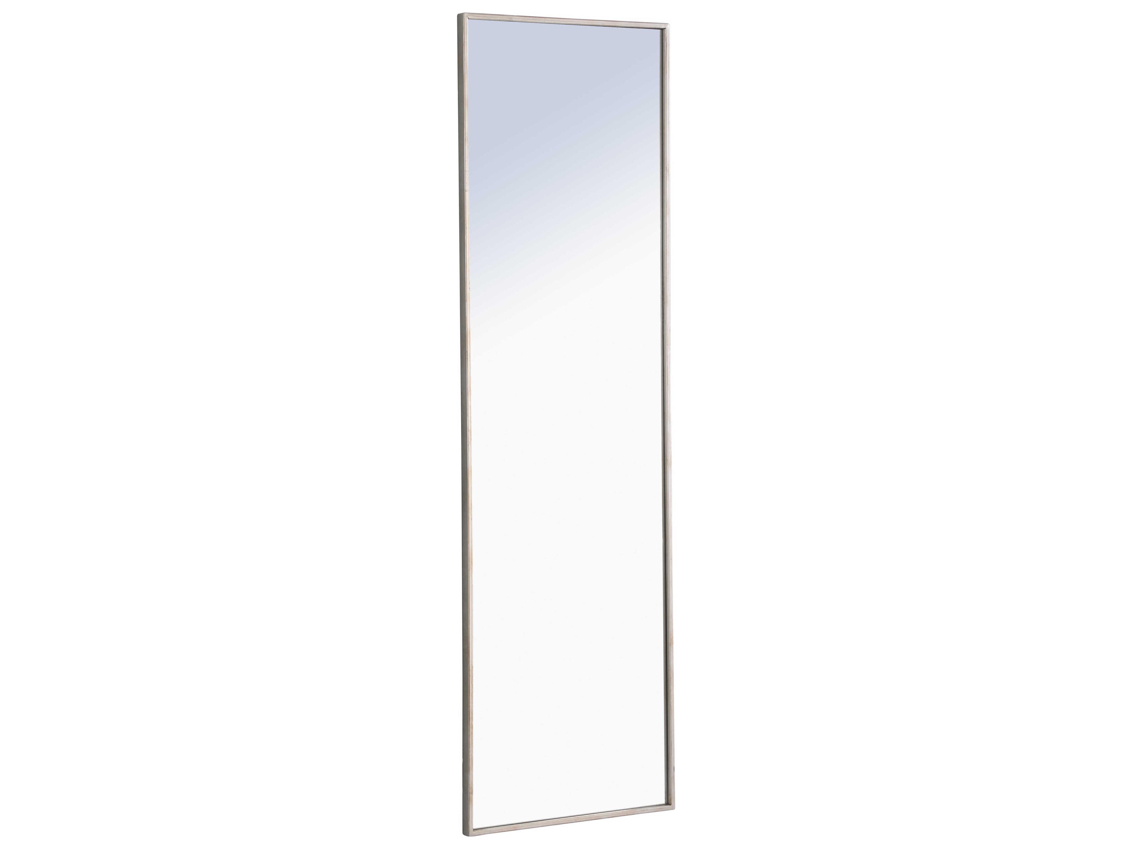 Elegant Lighting Eternity Silver Rectangular Wall Mirror
