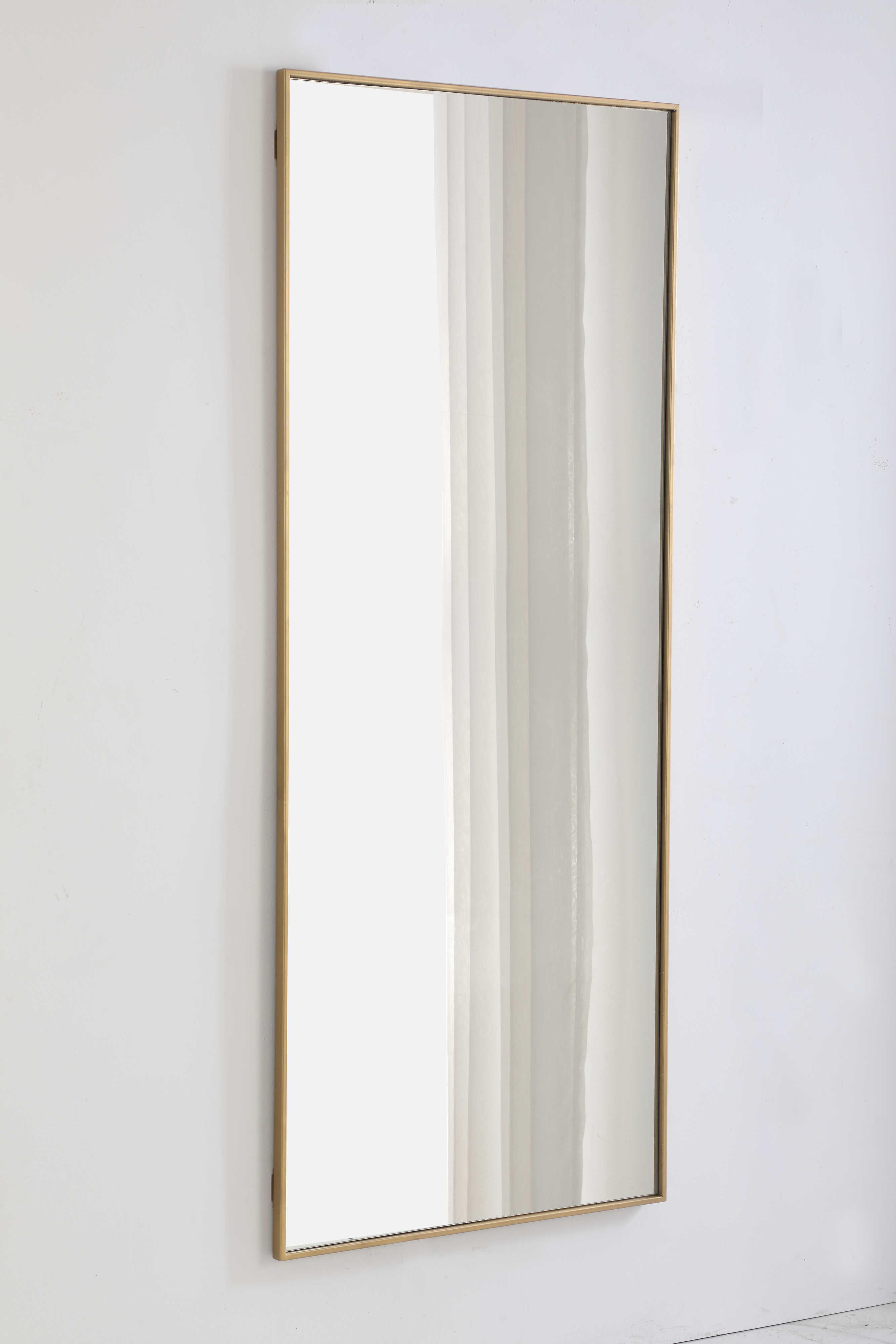 Elegant Lighting Eternity Brass Rectangular Wall Mirror