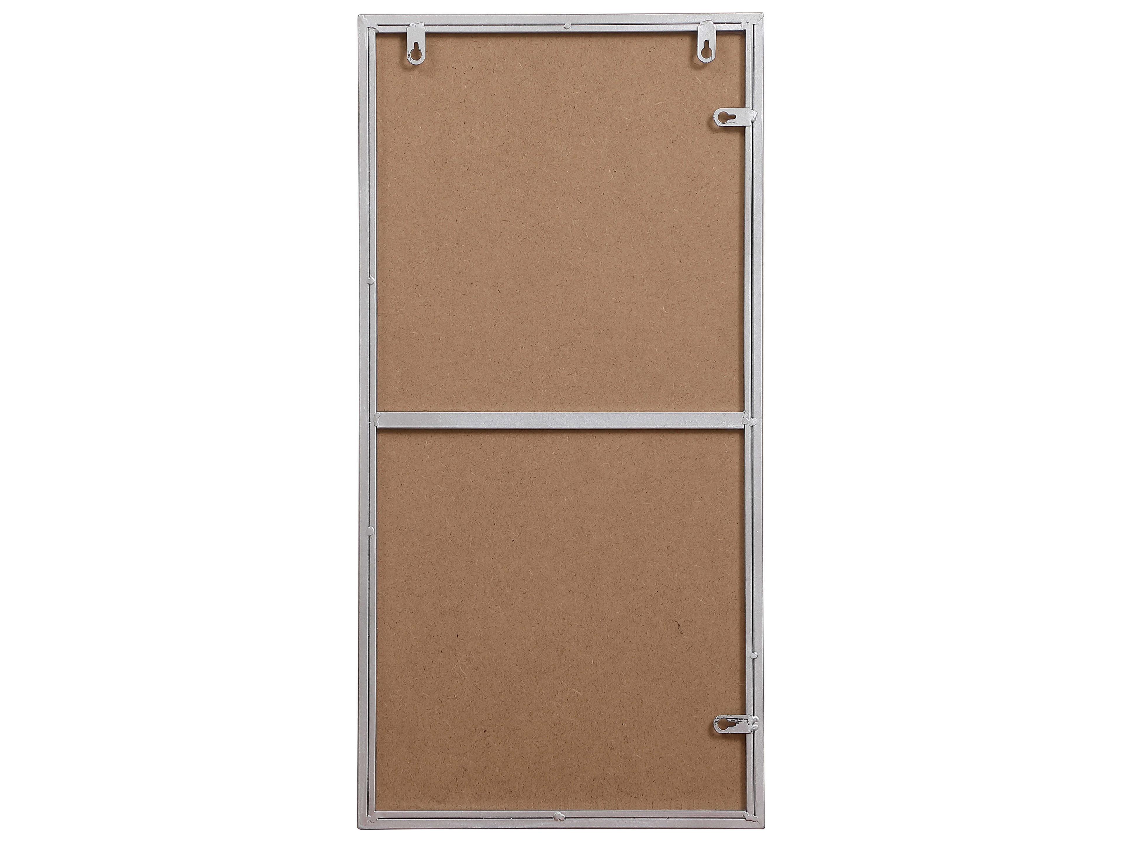 Elegant Lighting Eternity Silver Rectangular Wall Mirror