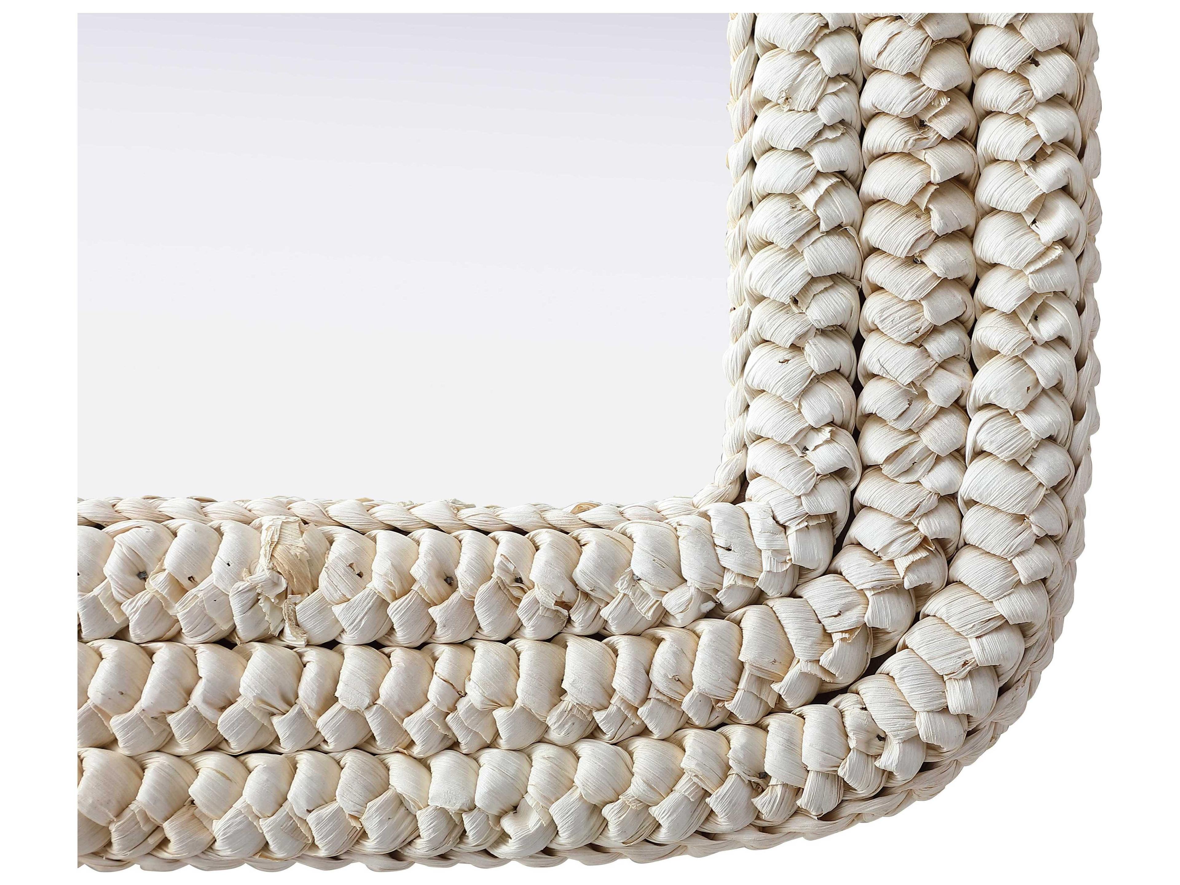 Elegant Lighting Marlowe Linen White Arch Wall Mirror