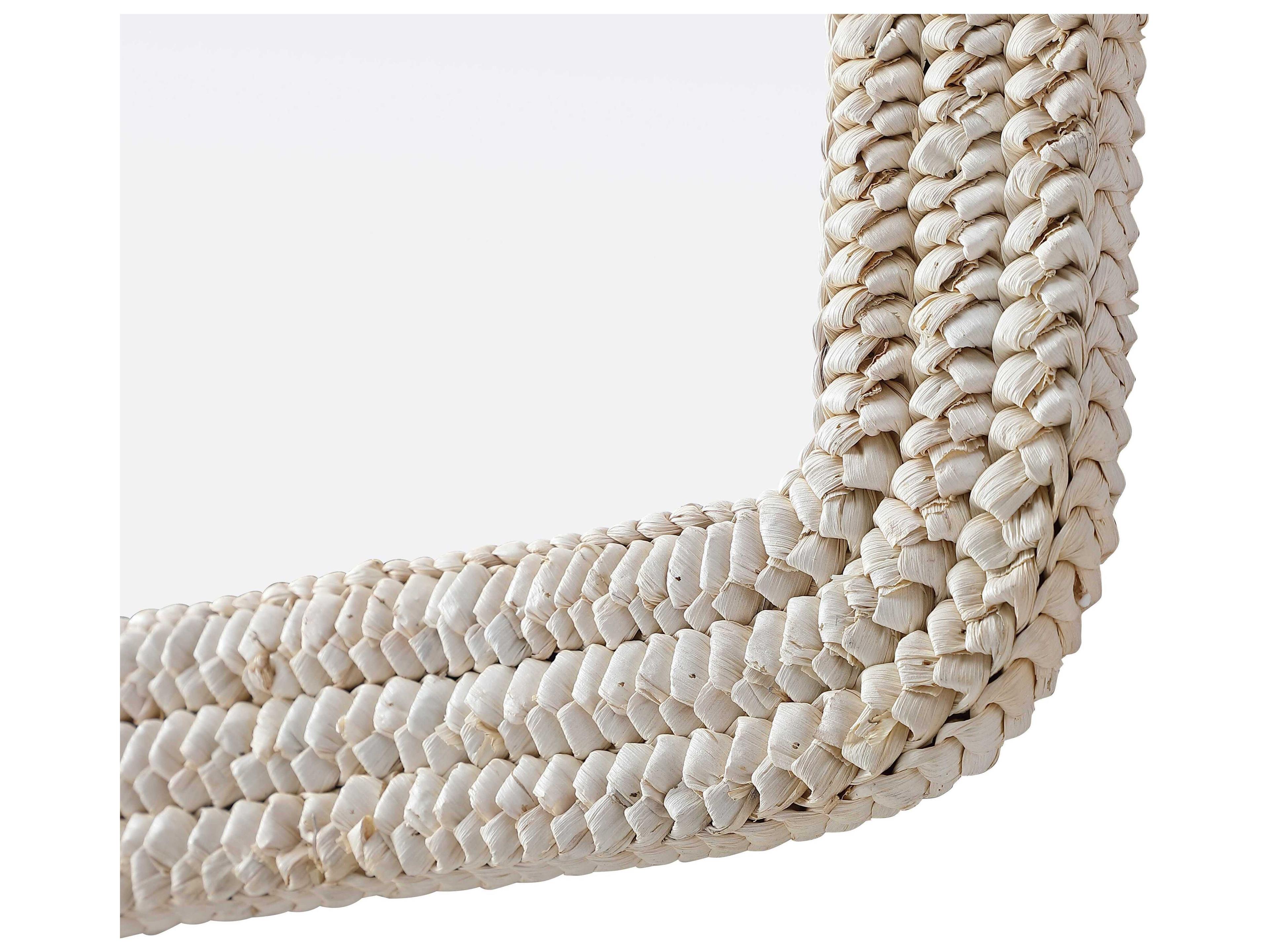 Elegant Lighting Marlowe Linen White Arch Wall Mirror