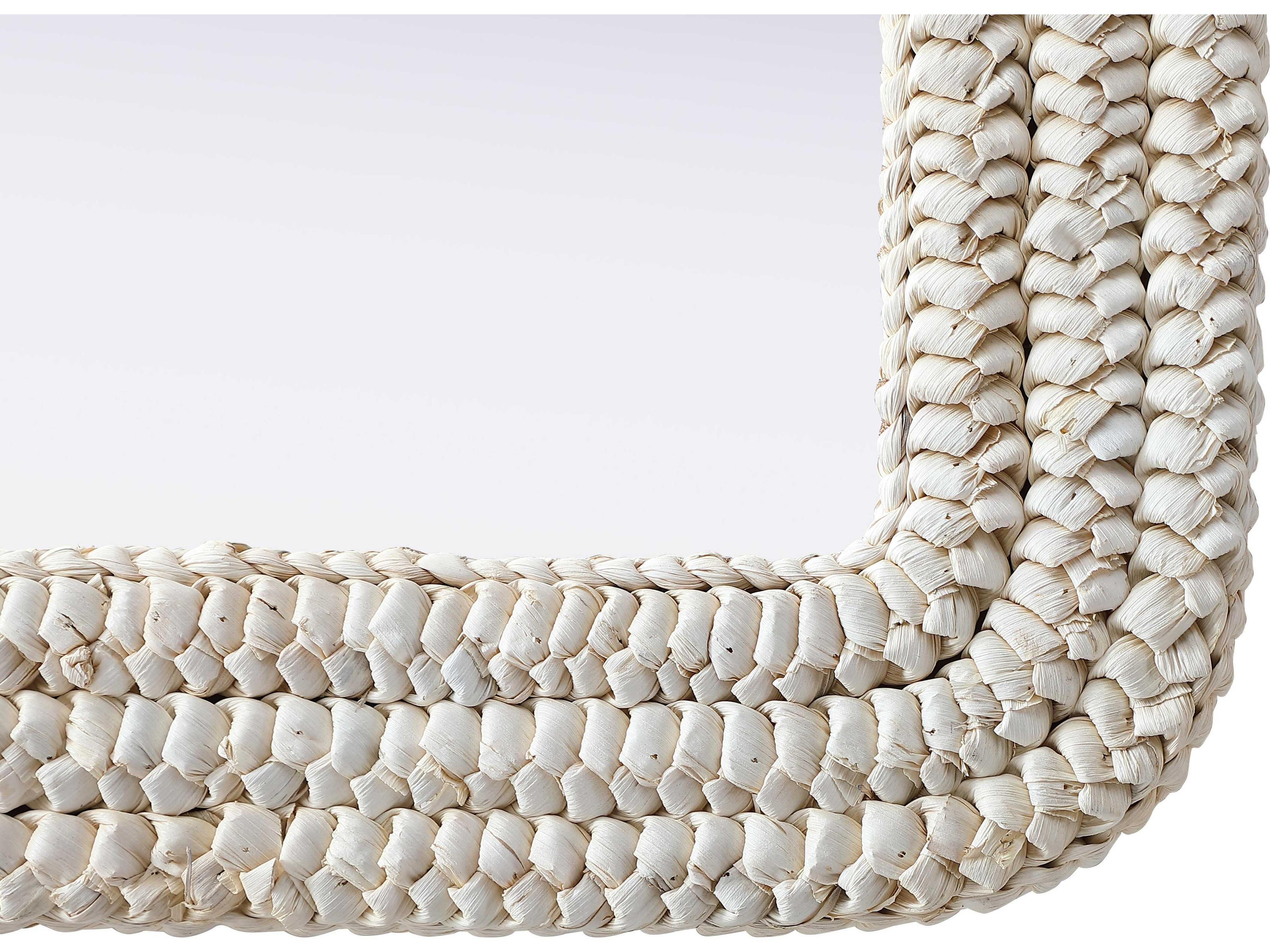 Elegant Lighting Marlowe Linen White Arch Wall Mirror