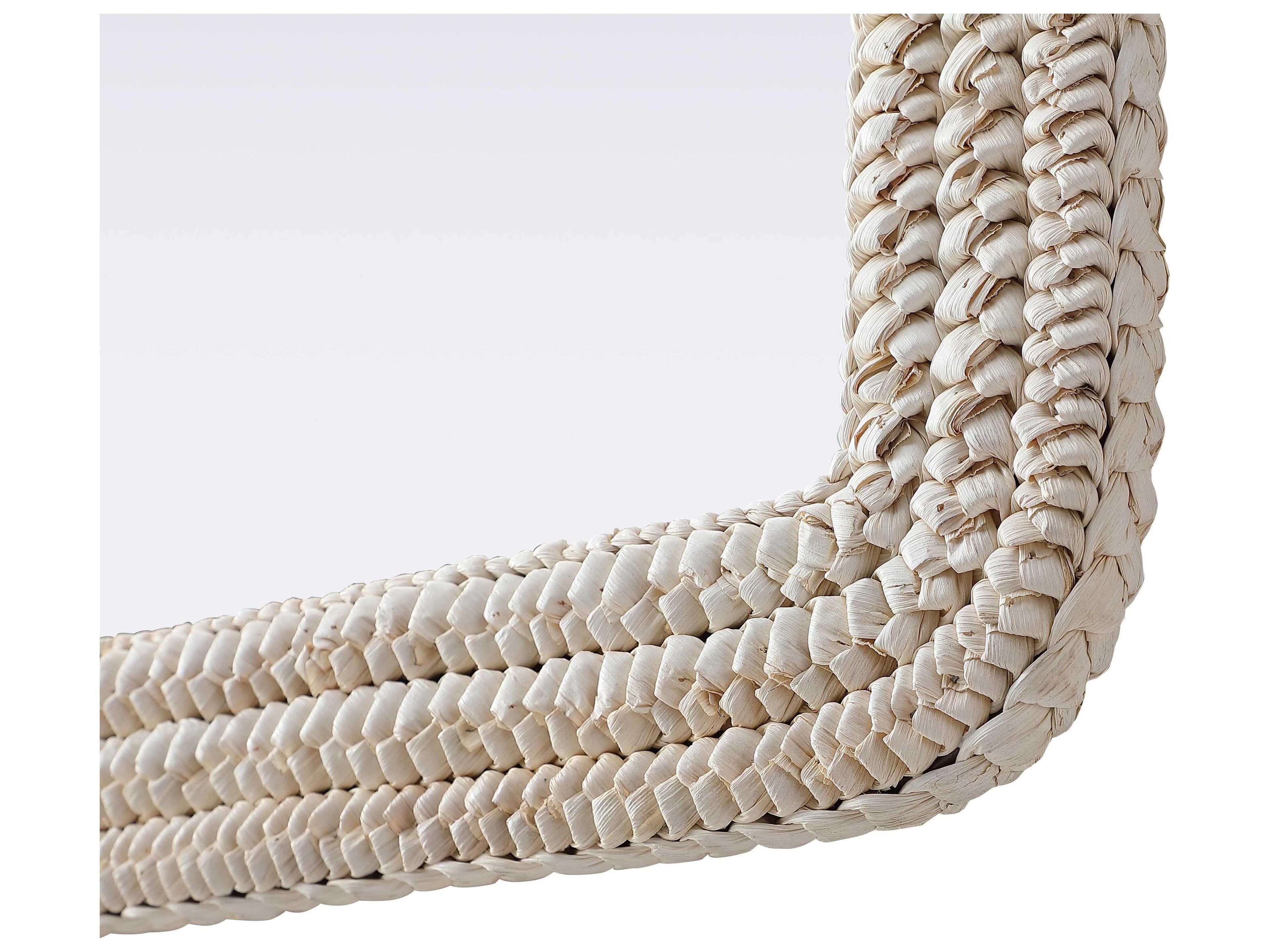 Elegant Lighting Marlowe Linen White Arch Wall Mirror