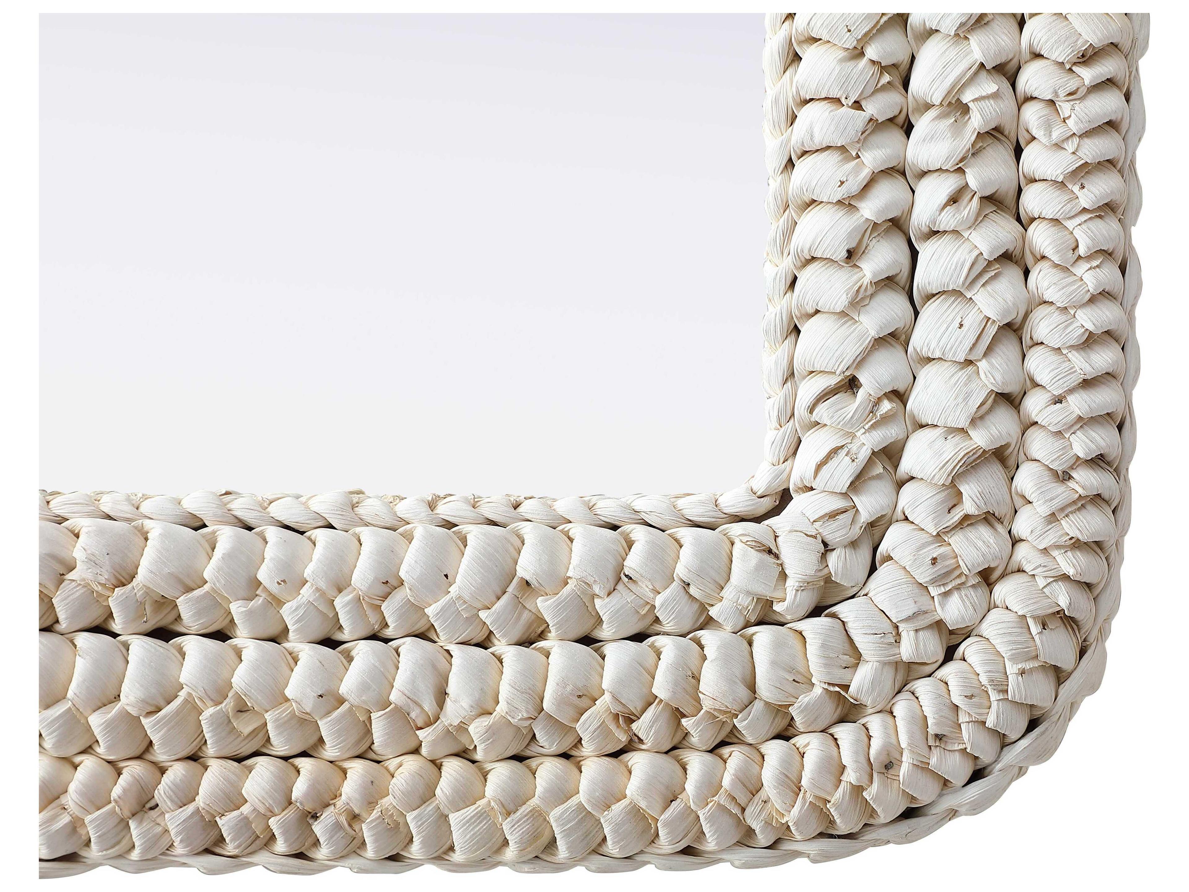 Elegant Lighting Marlowe Linen White Arch Wall Mirror