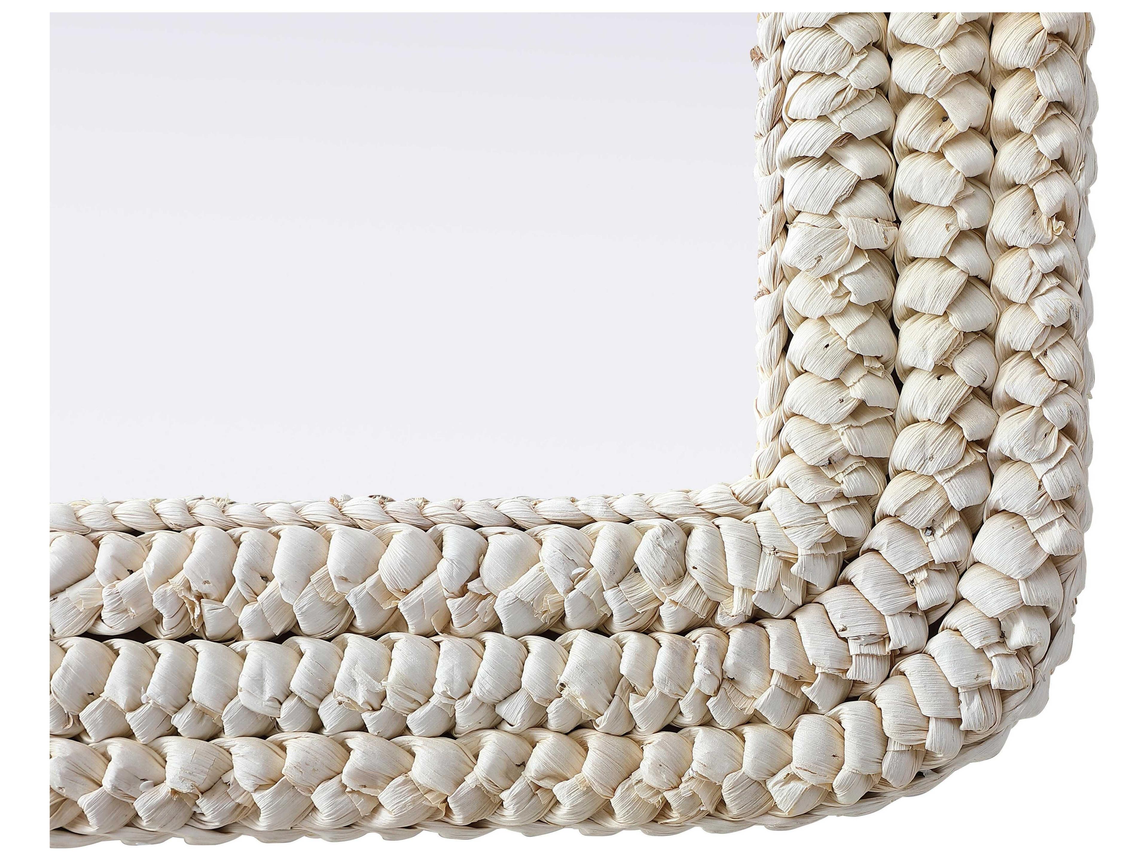 Elegant Lighting Marlowe Linen White Arch Wall Mirror