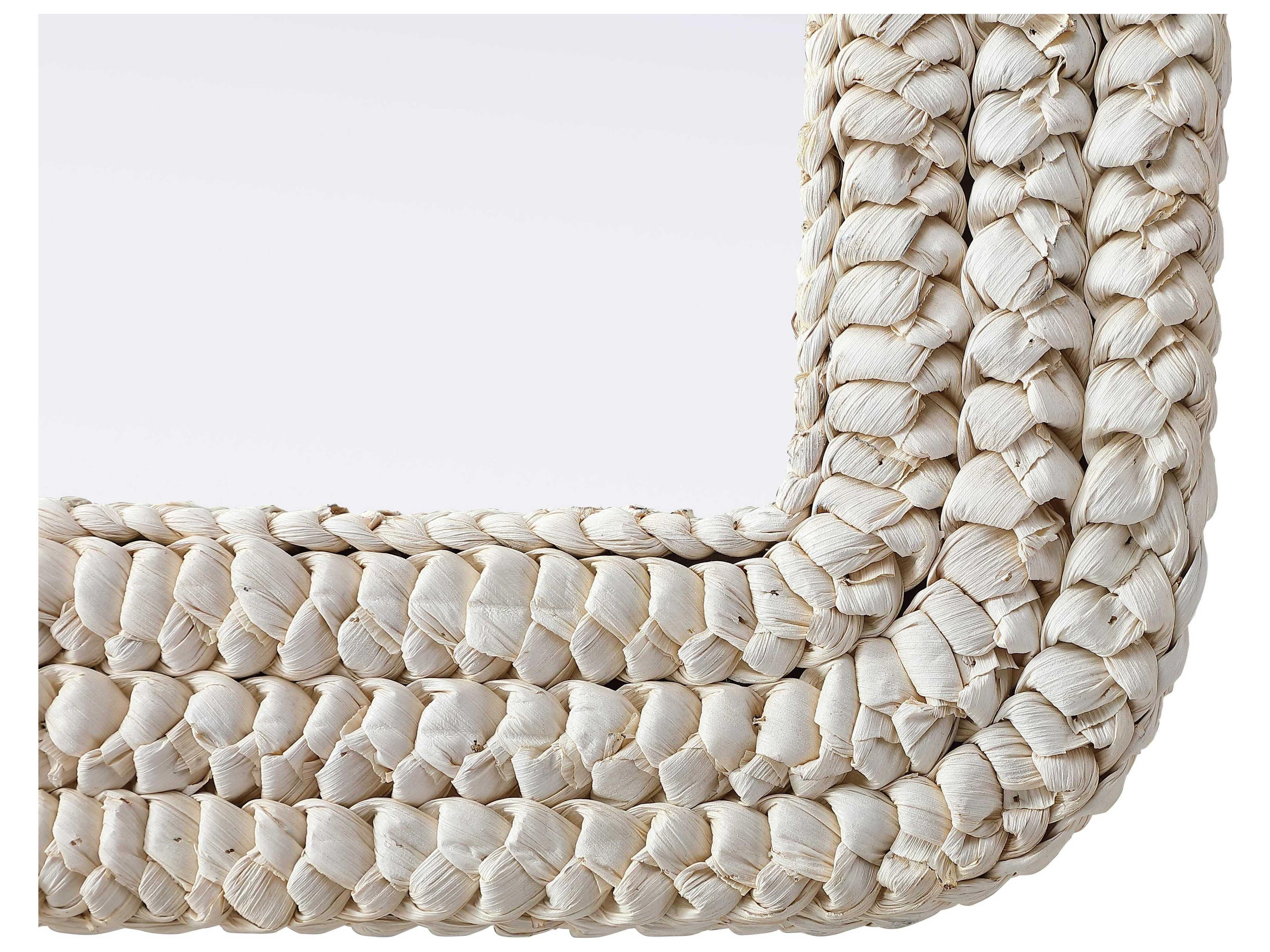 Elegant Lighting Marlowe Linen White Arch Wall Mirror