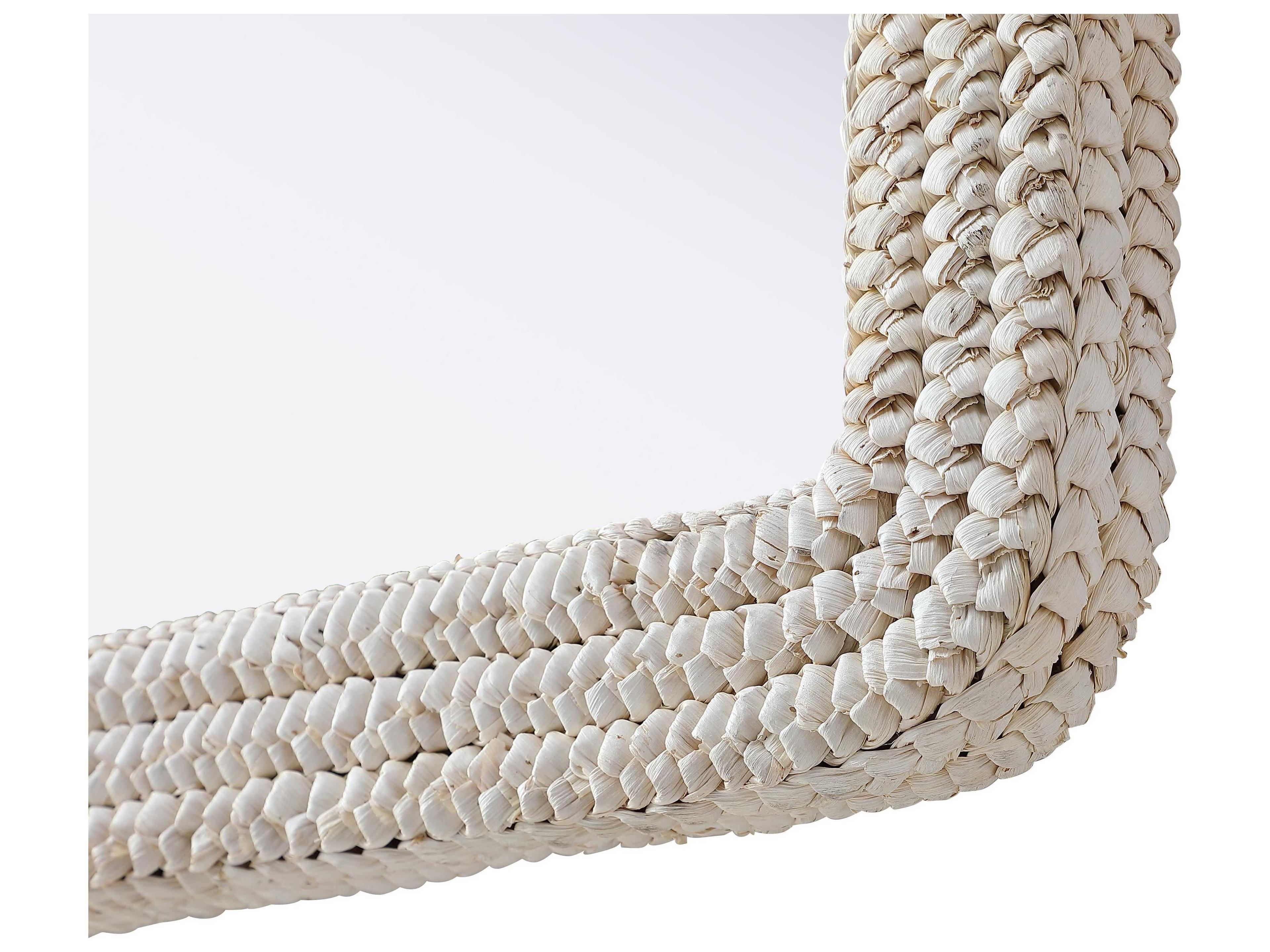 Elegant Lighting Marlowe Linen White Arch Wall Mirror