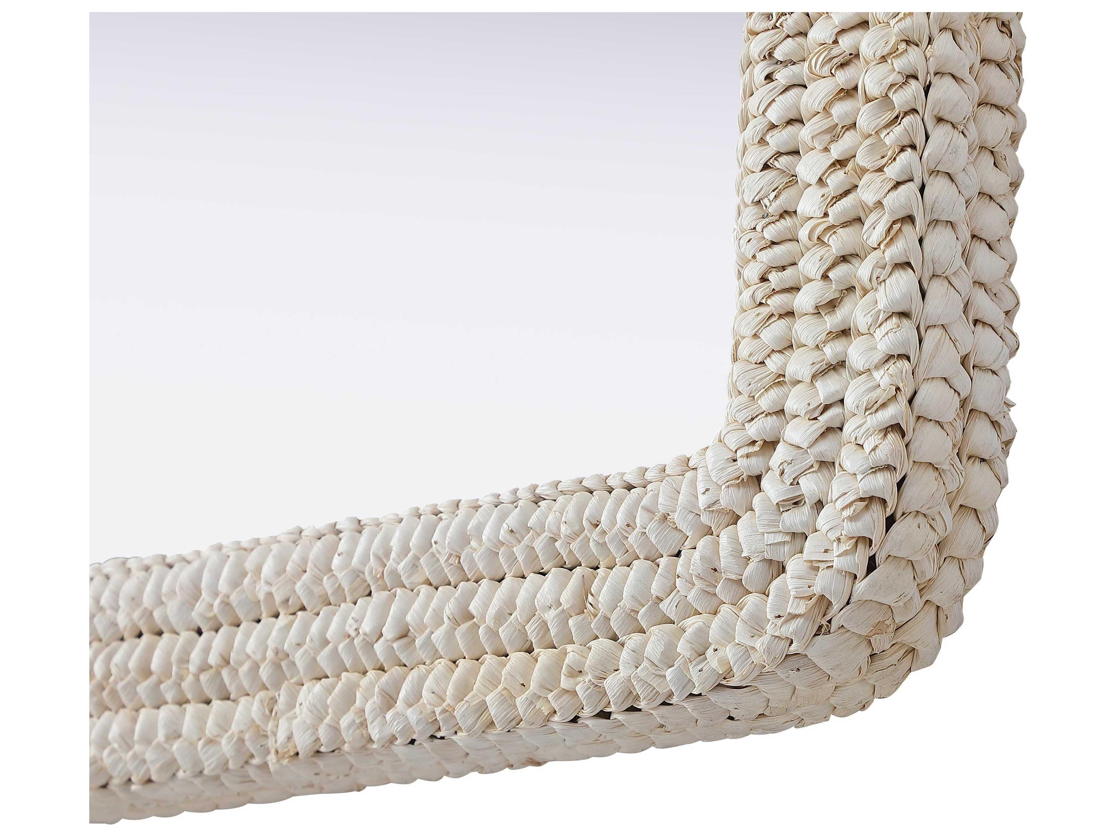 Elegant Lighting Marlowe Linen White Arch Wall Mirror