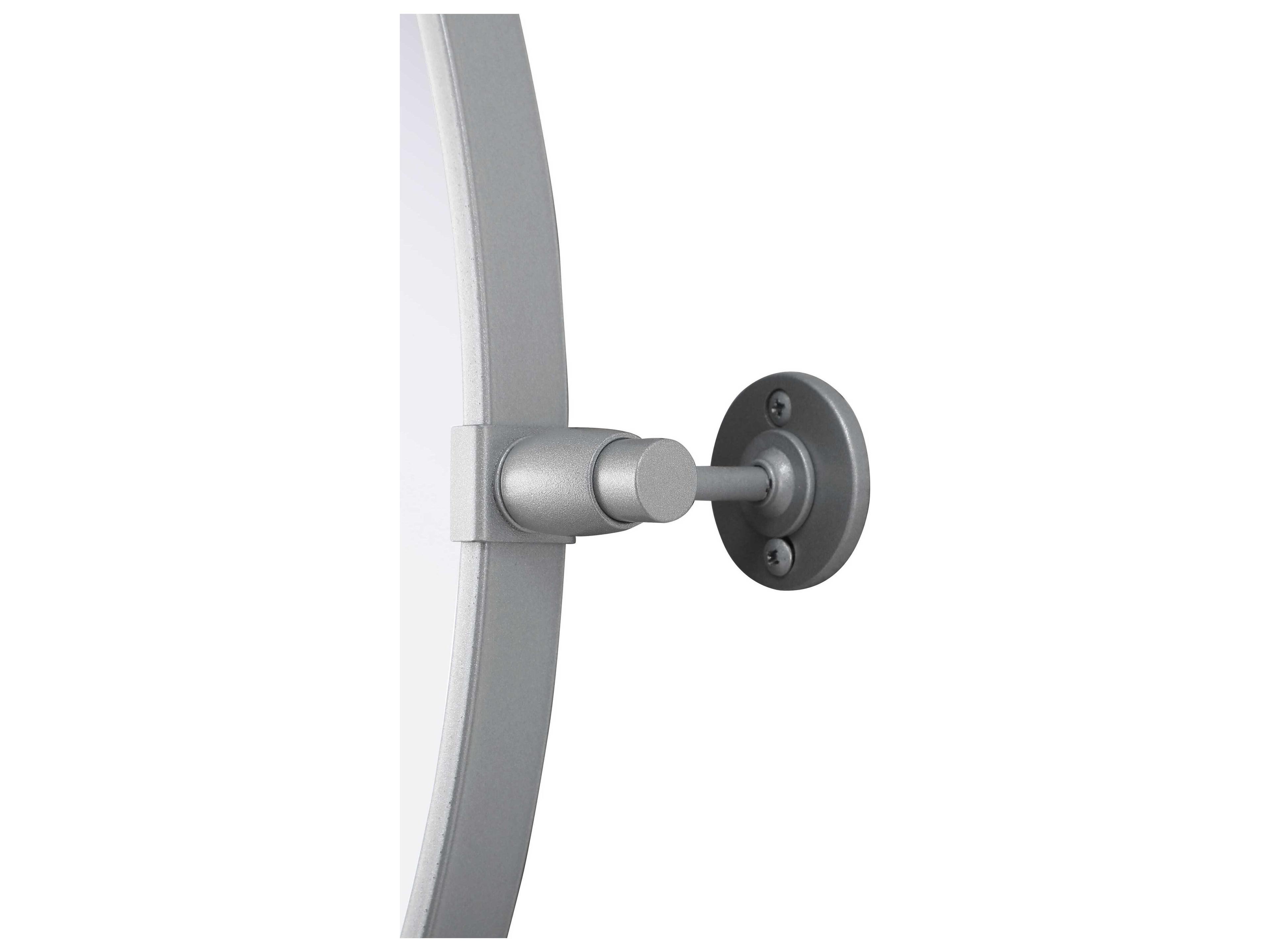 Elegant Lighting Amoura Silver Round Wall Mirror