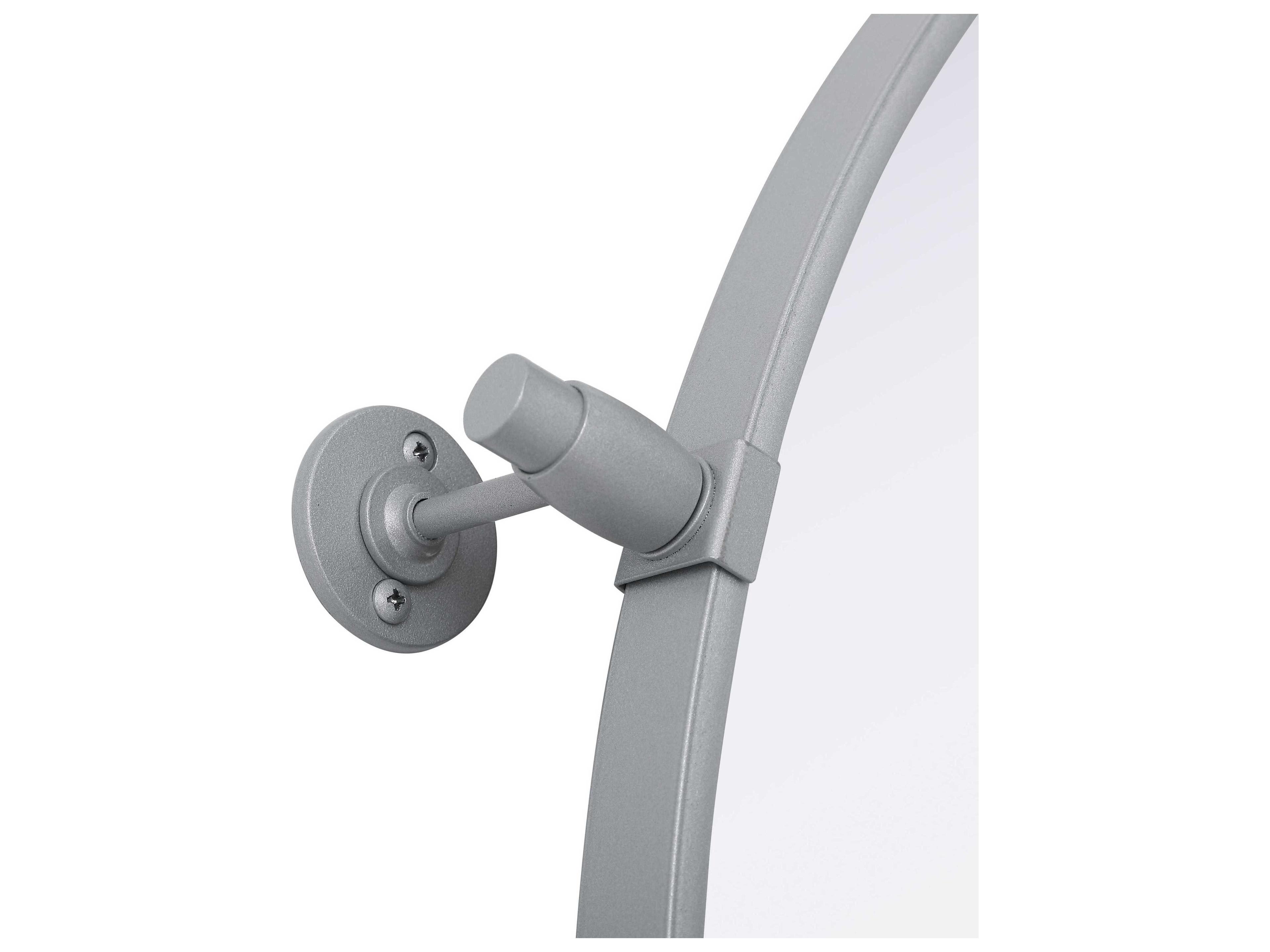 Elegant Lighting Amoura Silver Round Wall Mirror