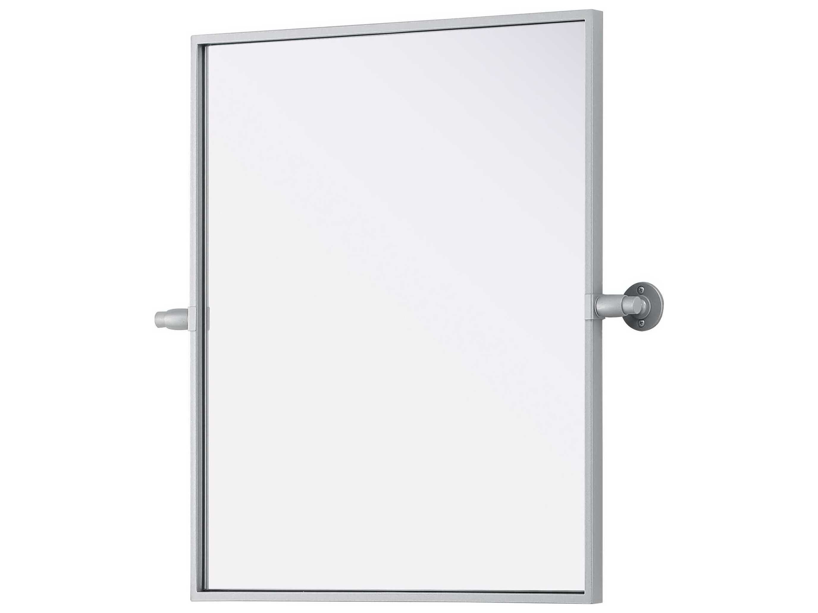 Elegant Lighting Amoura Silver Rectangular Wall Mirror