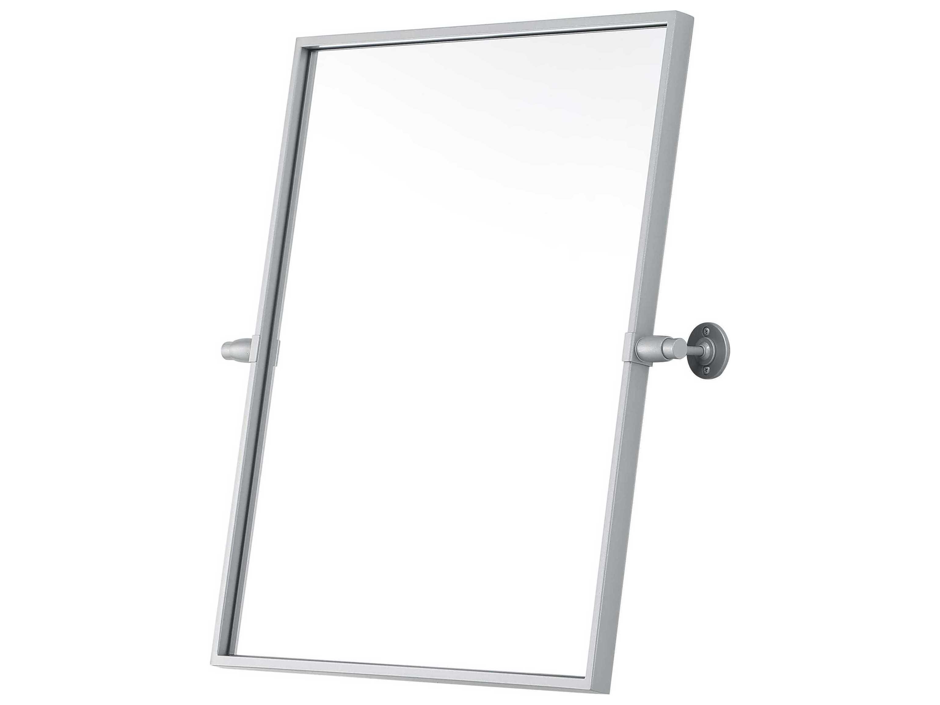 Elegant Lighting Amoura Silver Rectangular Wall Mirror