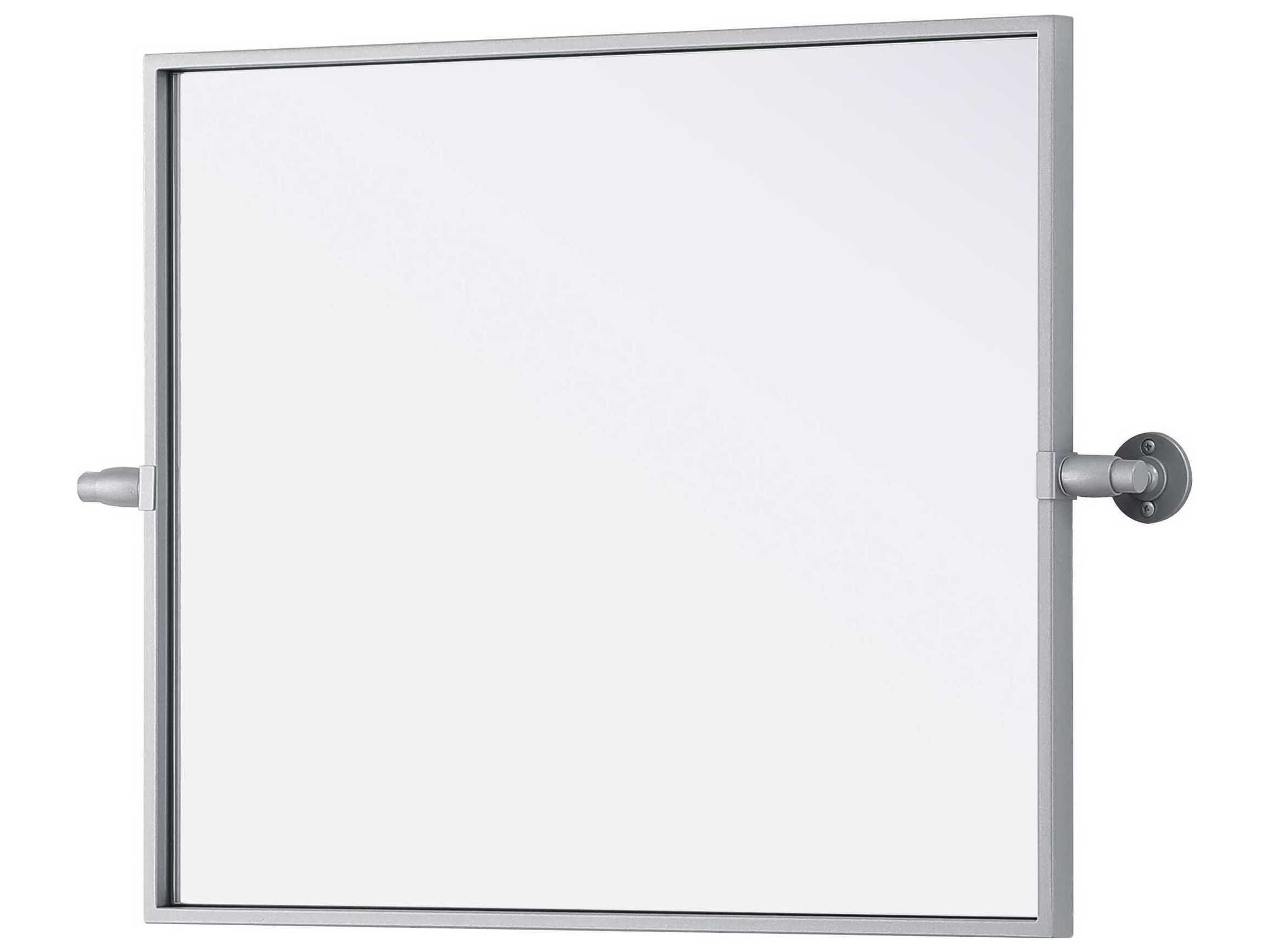 Elegant Lighting Amoura Silver Rectangular Wall Mirror