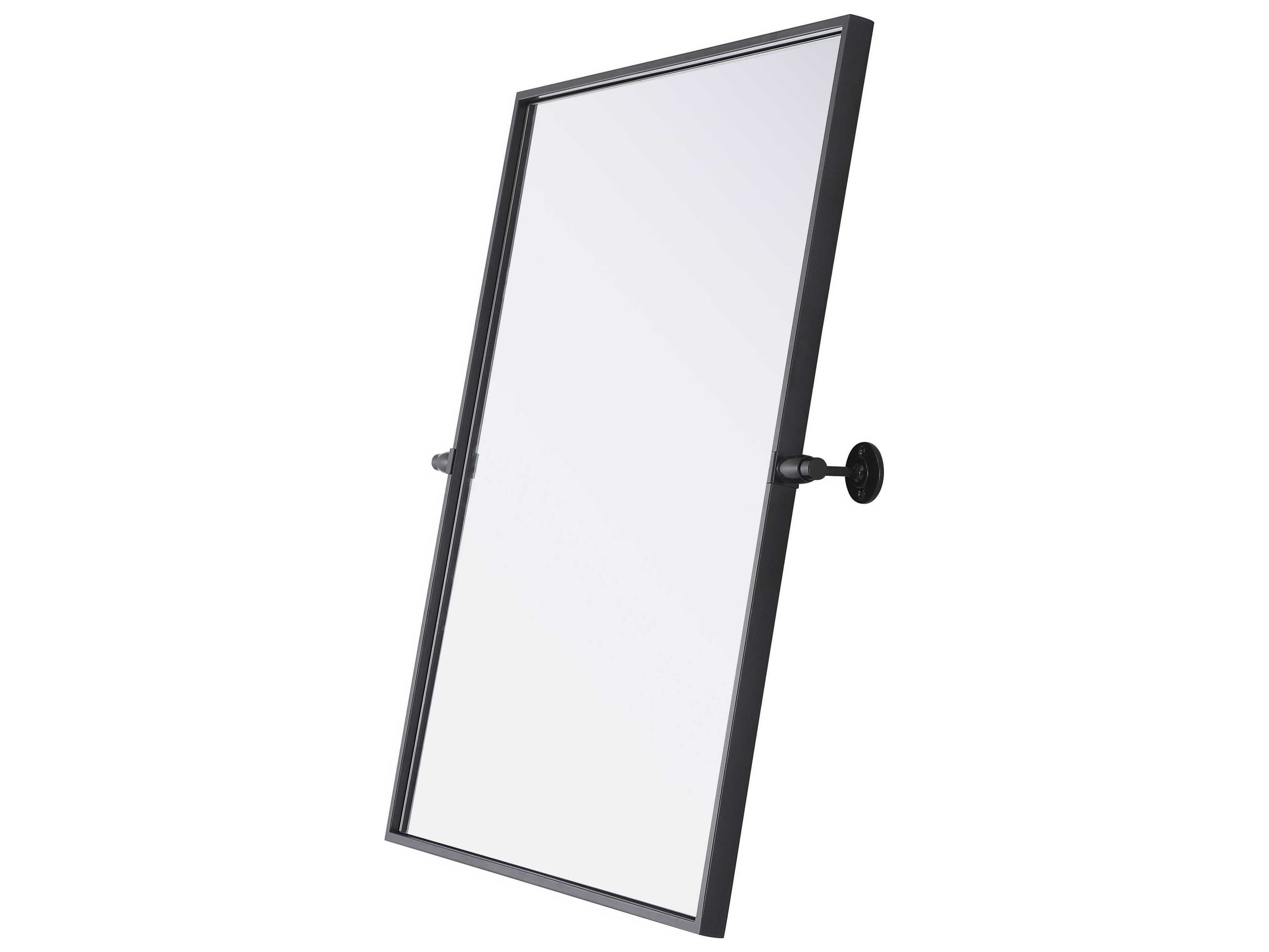 Elegant Lighting Amoura Black Rectangular Wall Mirror