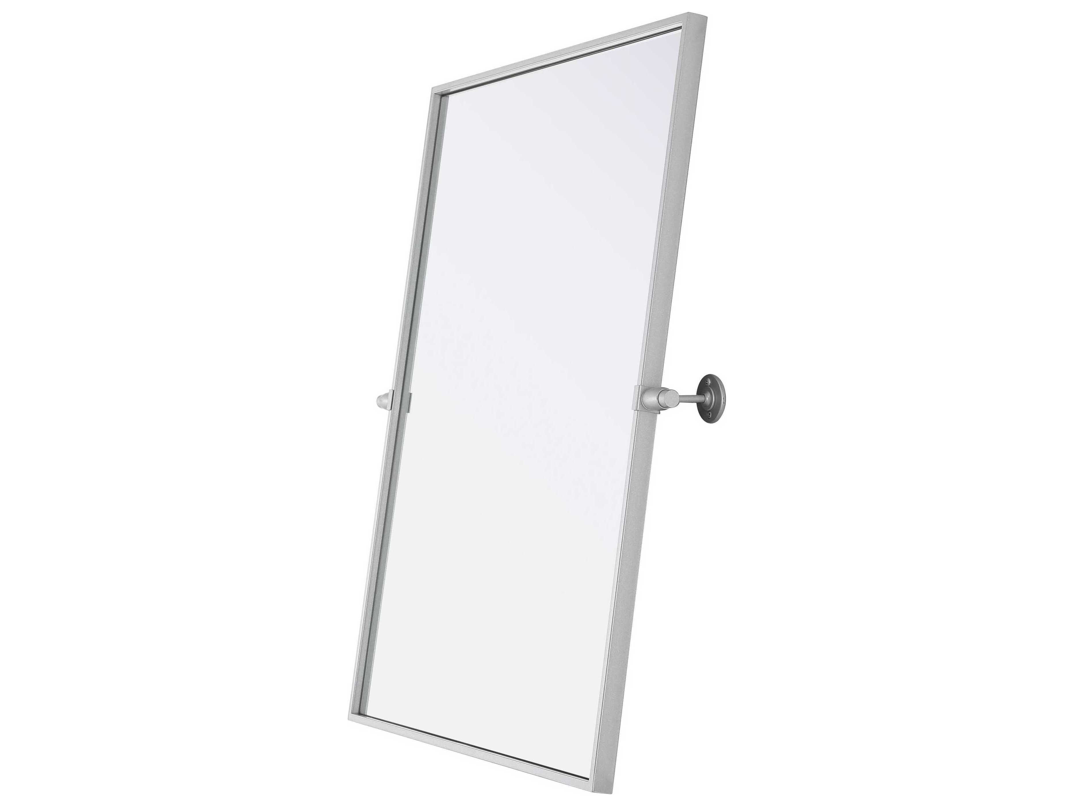 Elegant Lighting Amoura Silver Rectangular Wall Mirror