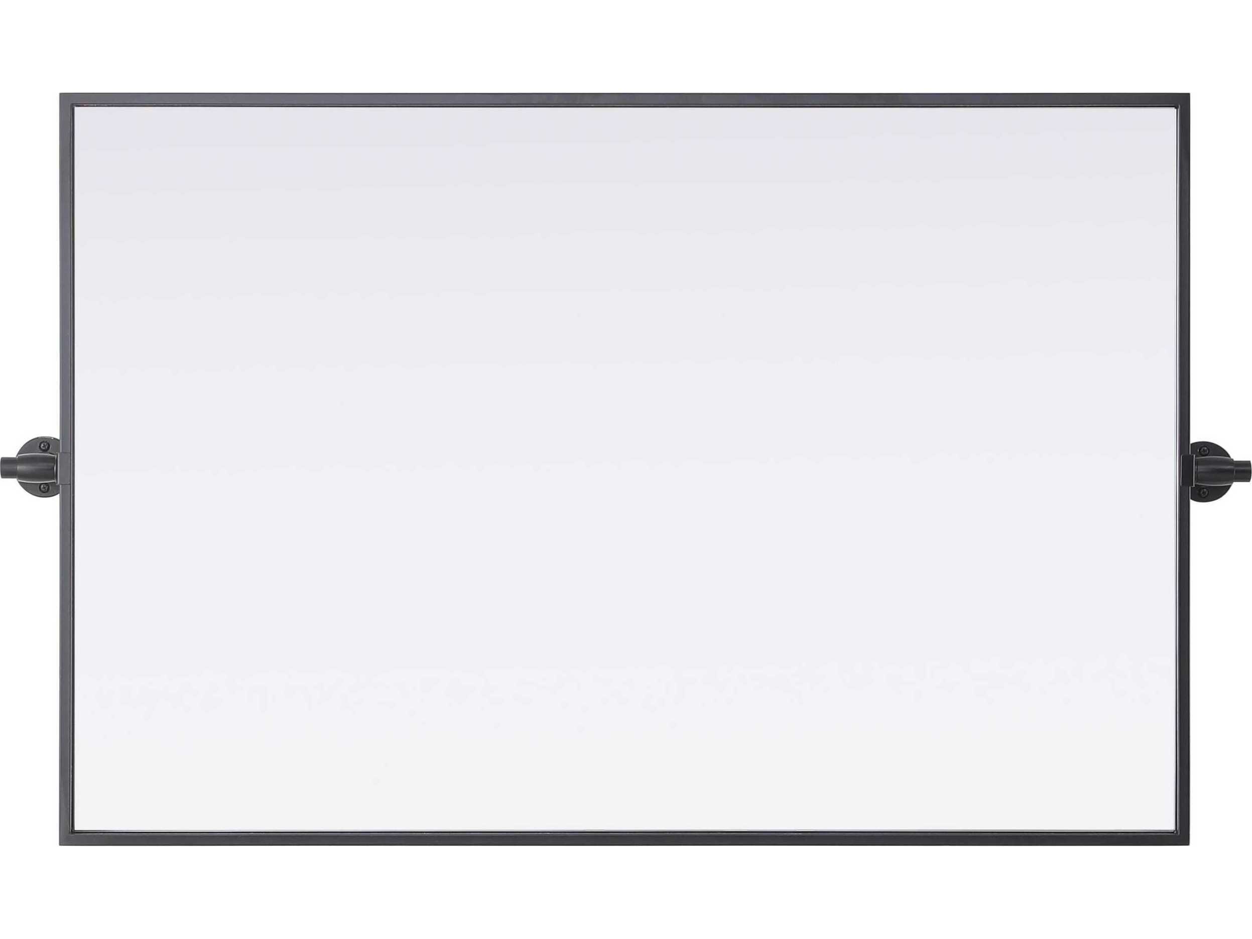 Elegant Lighting Amoura Black Rectangular Wall Mirror