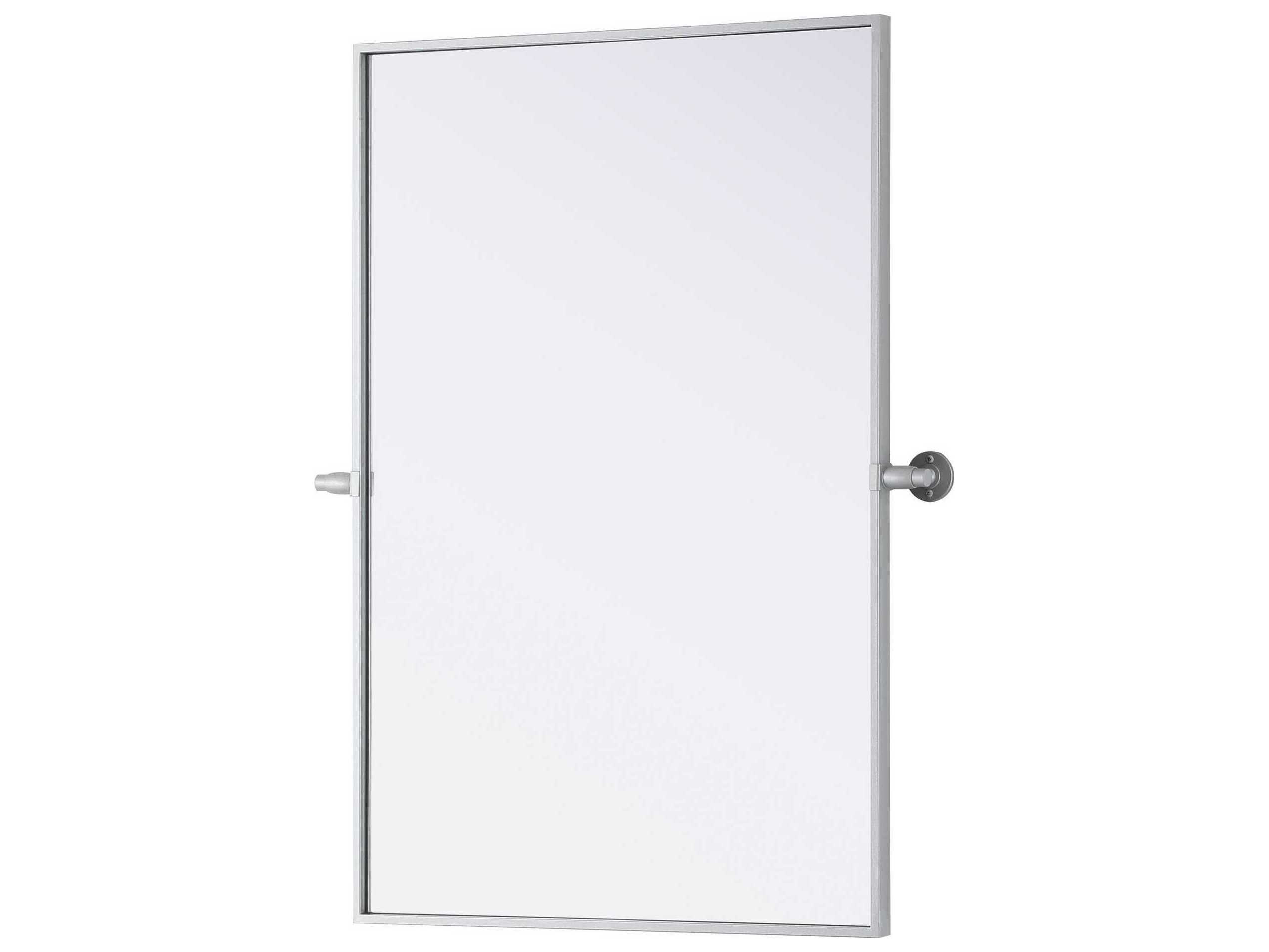 Elegant Lighting Amoura Silver Rectangular Wall Mirror