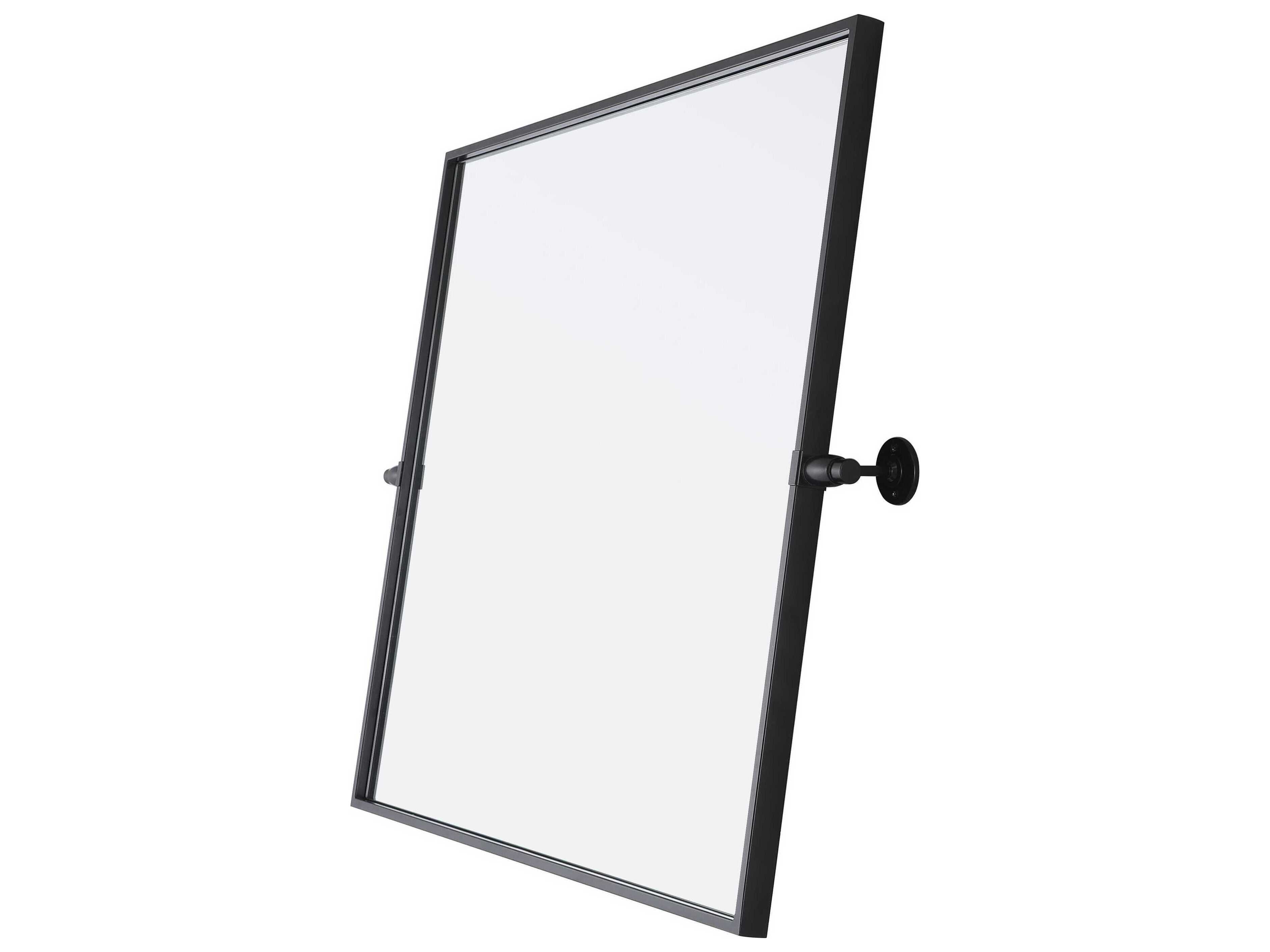 Elegant Lighting Amoura Black Rectangular Wall Mirror