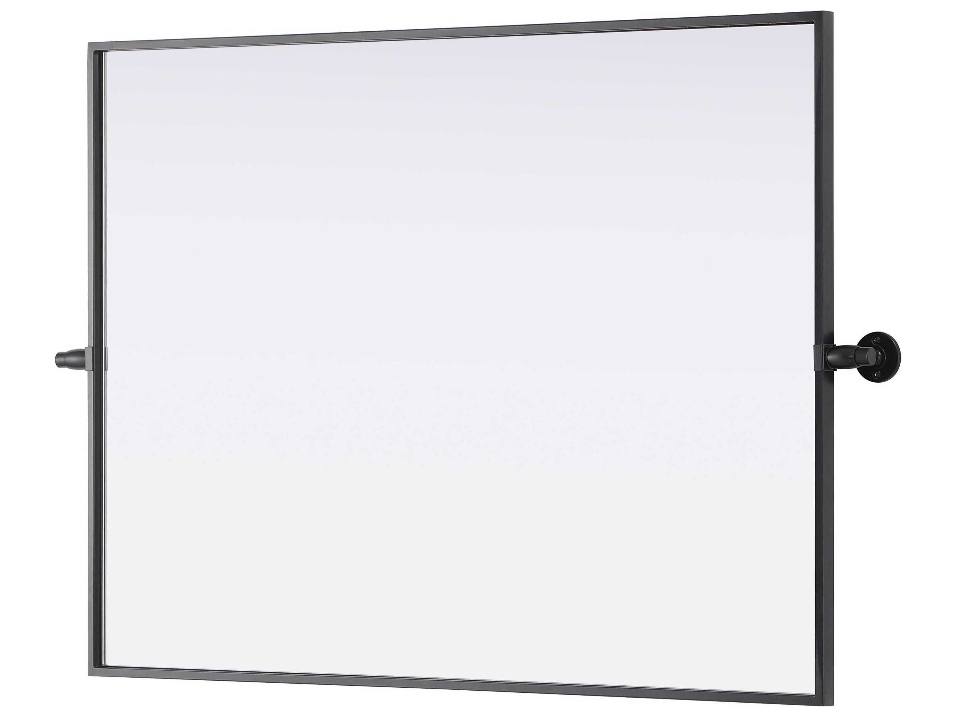 Elegant Lighting Amoura Black Rectangular Wall Mirror