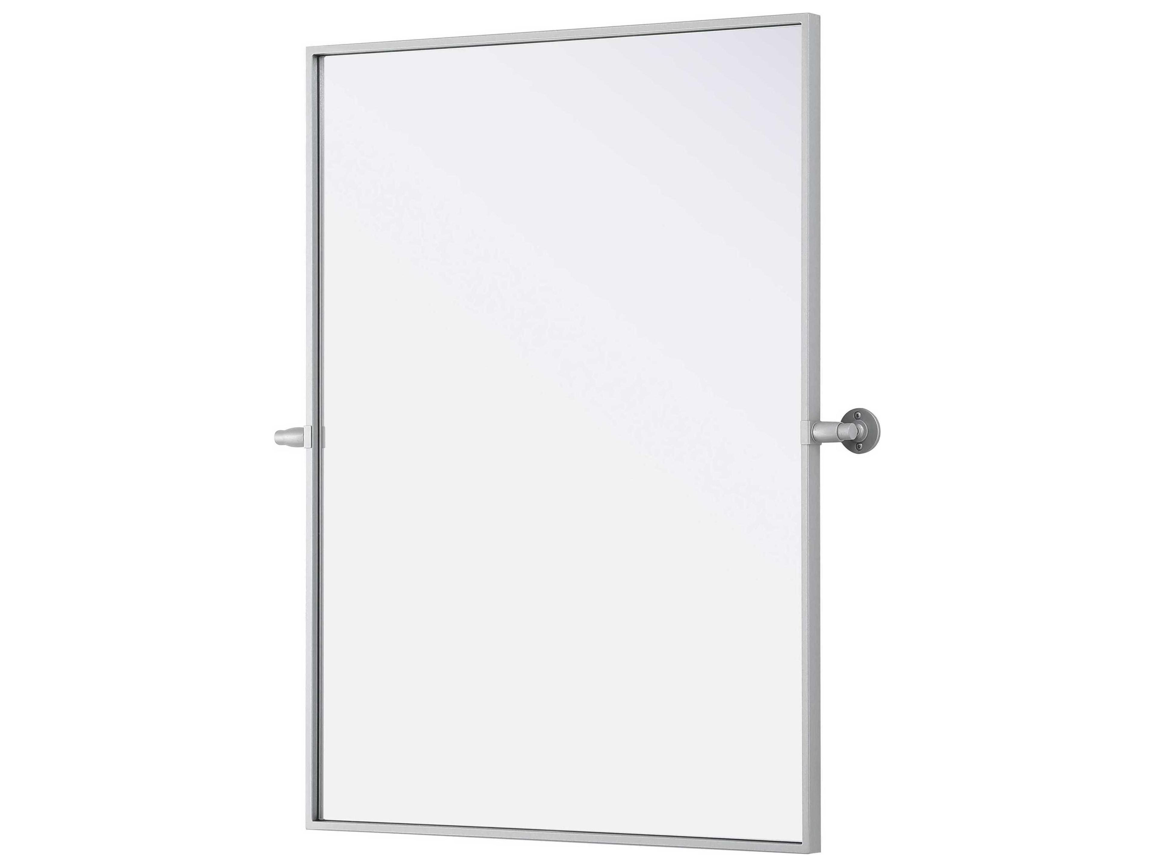 Elegant Lighting Amoura Silver Rectangular Wall Mirror