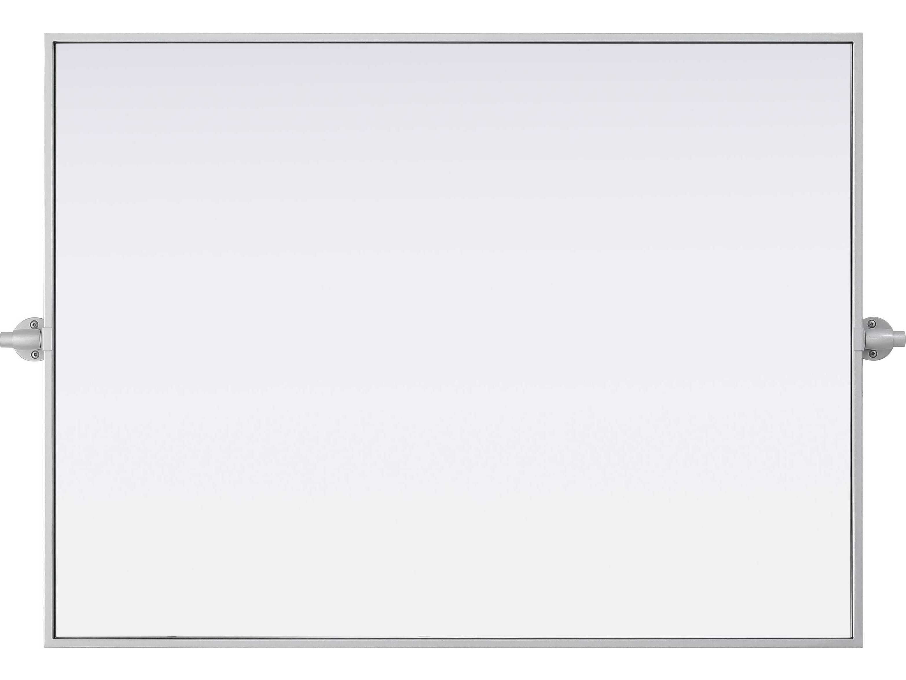 Elegant Lighting Amoura Silver Rectangular Wall Mirror