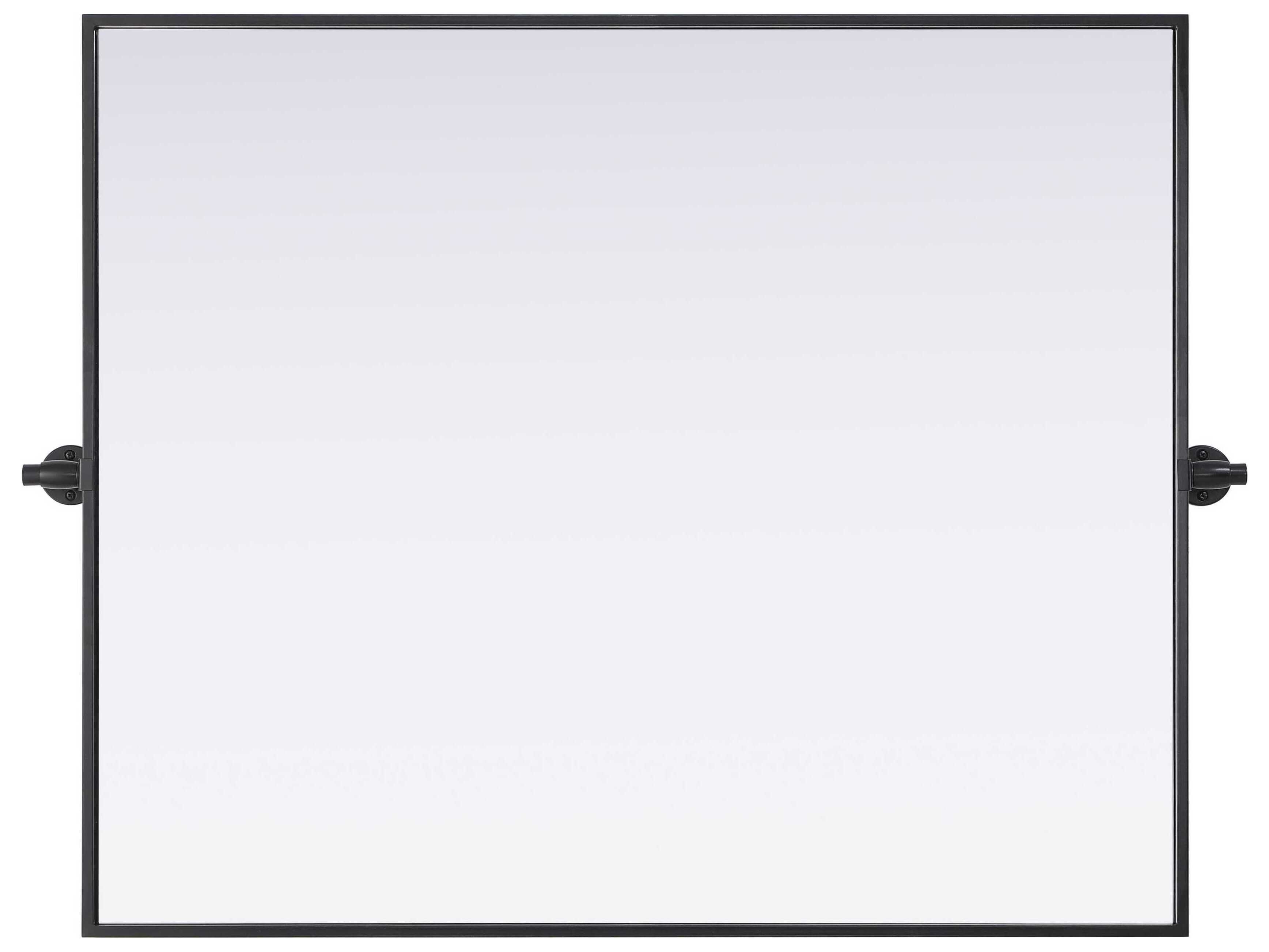 Elegant Lighting Amoura Black Rectangular Wall Mirror