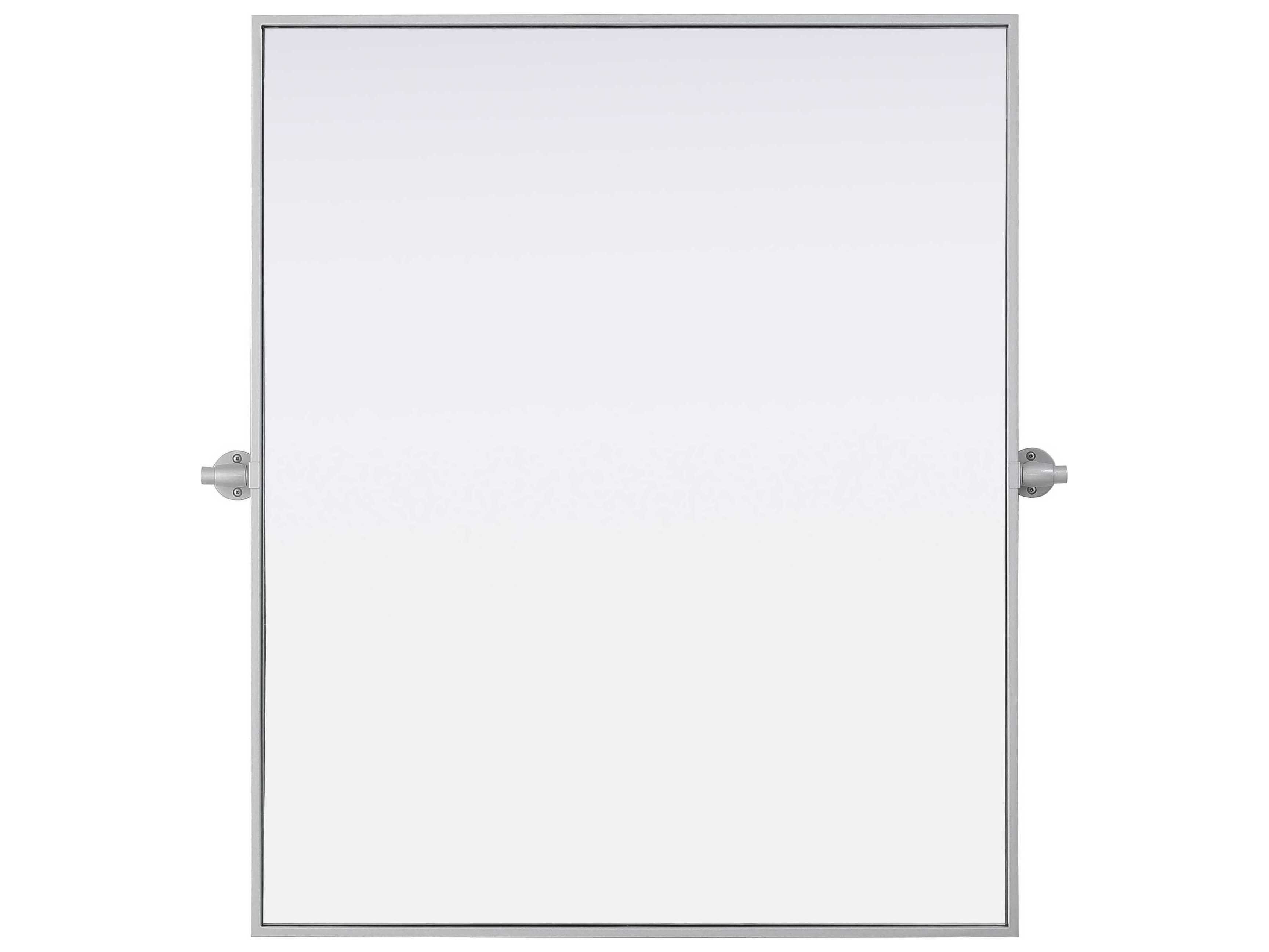 Elegant Lighting Amoura Silver Rectangular Wall Mirror