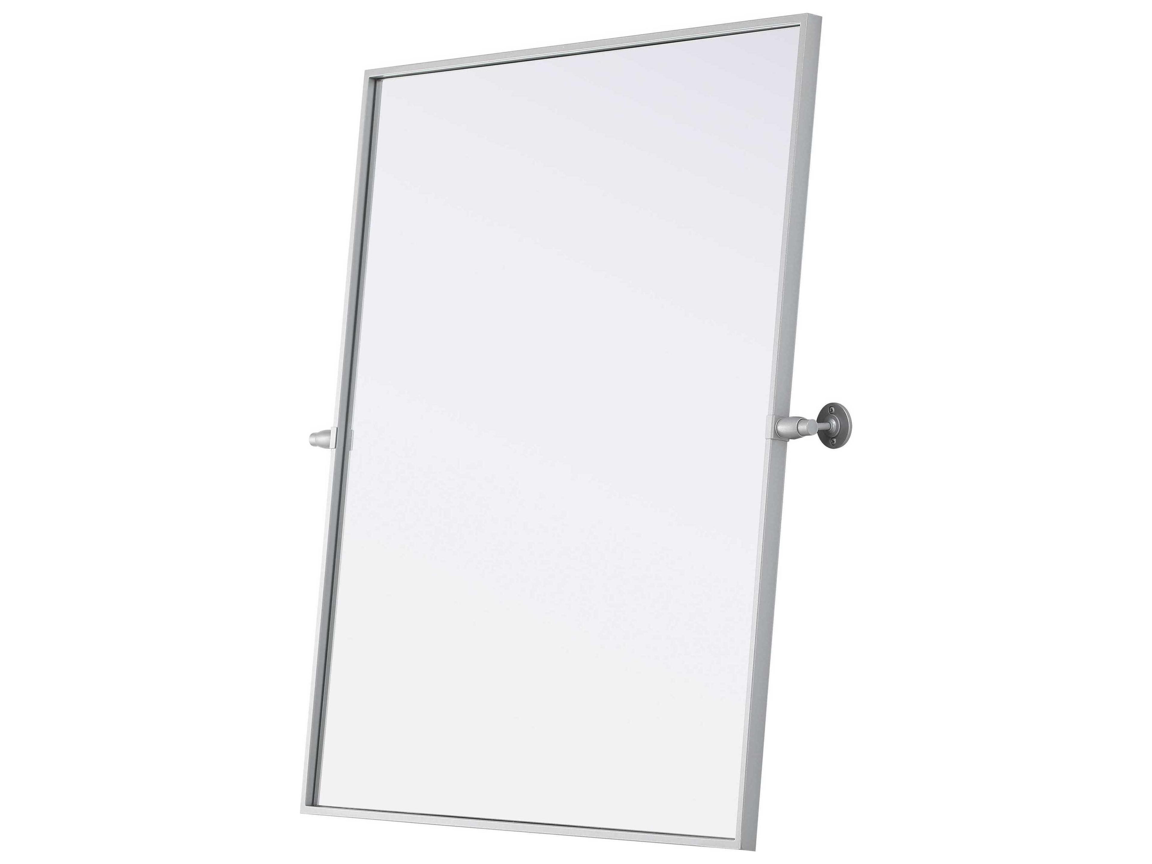 Elegant Lighting Amoura Silver Rectangular Wall Mirror
