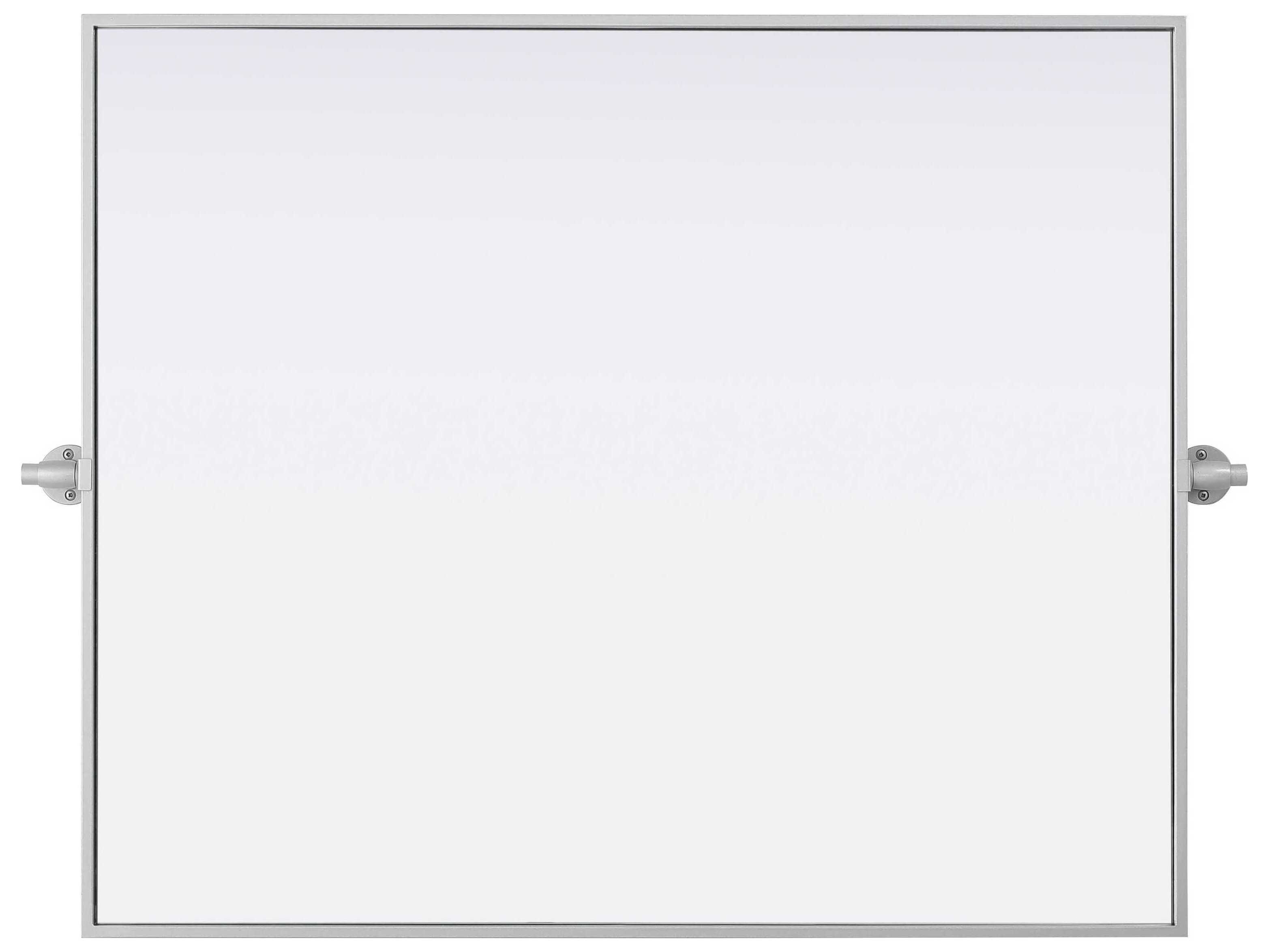 Elegant Lighting Amoura Silver Rectangular Wall Mirror