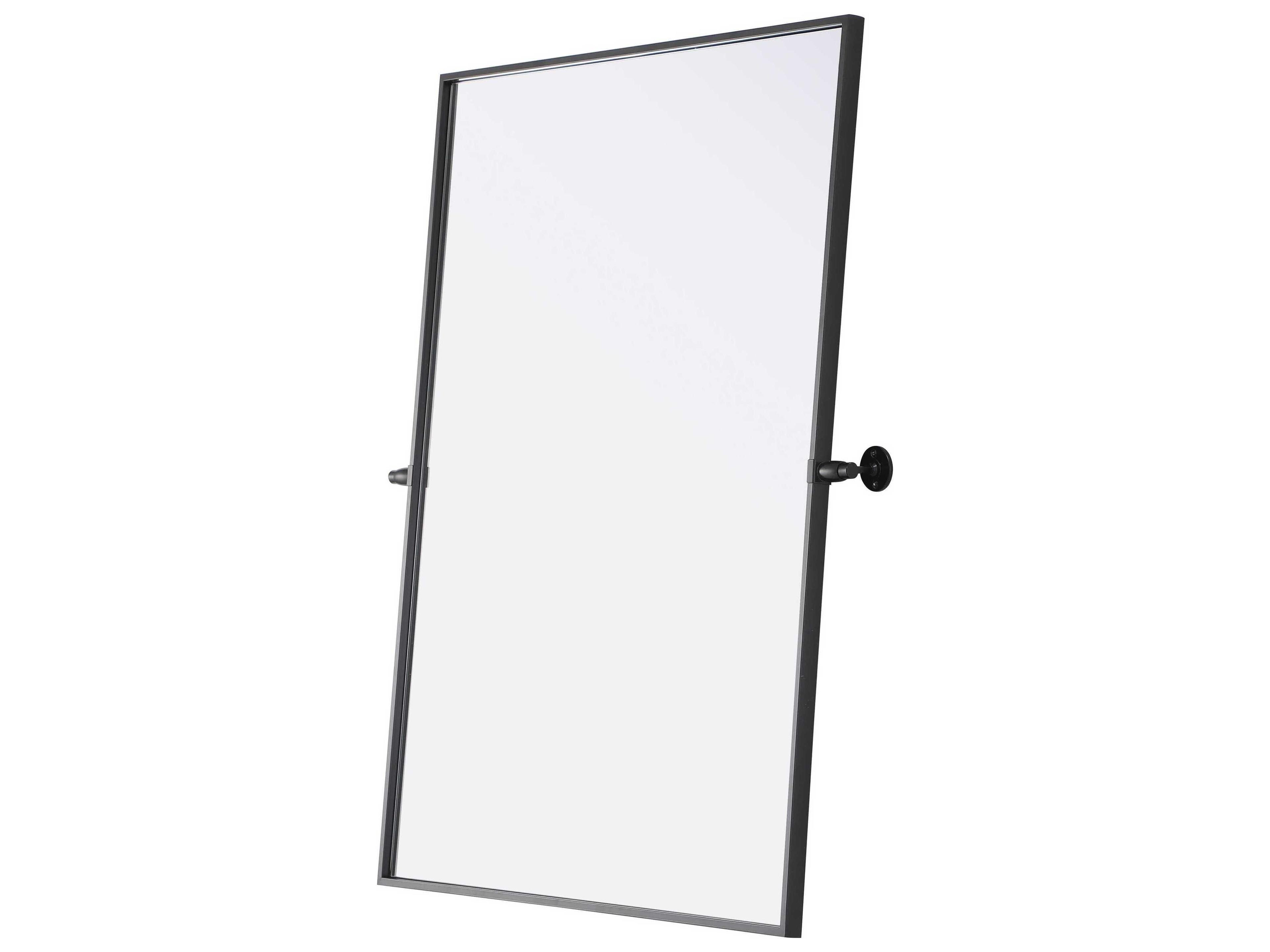 Elegant Lighting Amoura Black Rectangular Wall Mirror