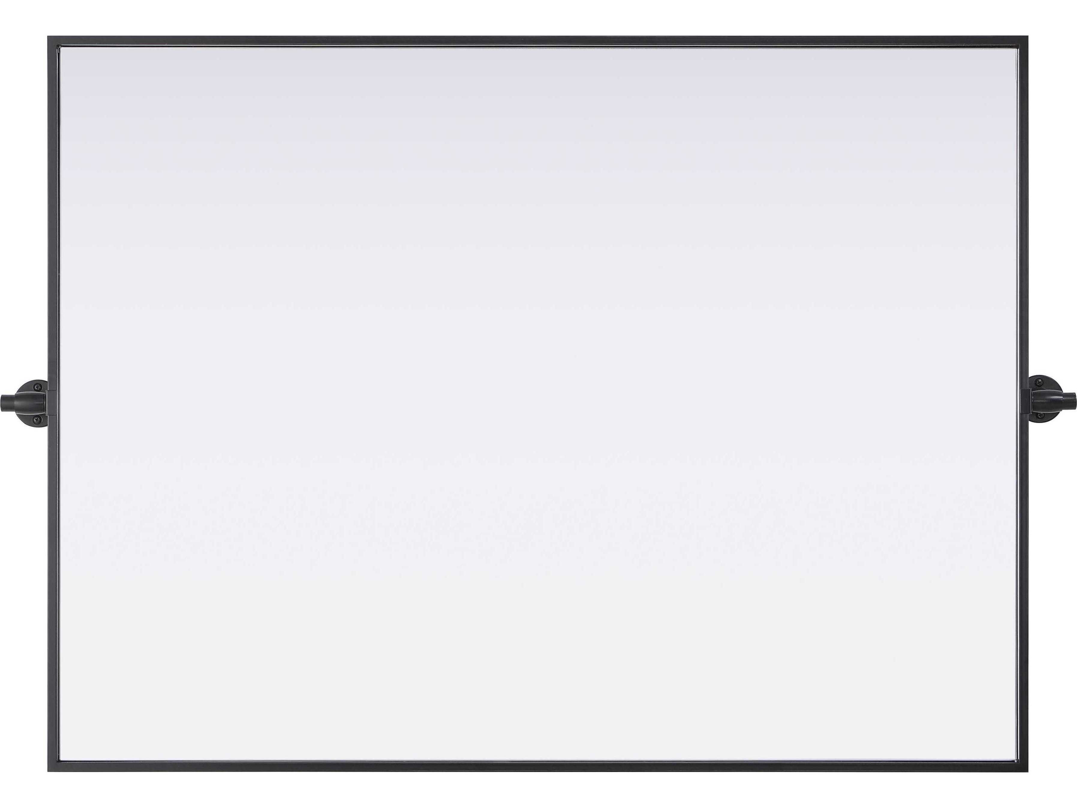 Elegant Lighting Amoura Black Rectangular Wall Mirror