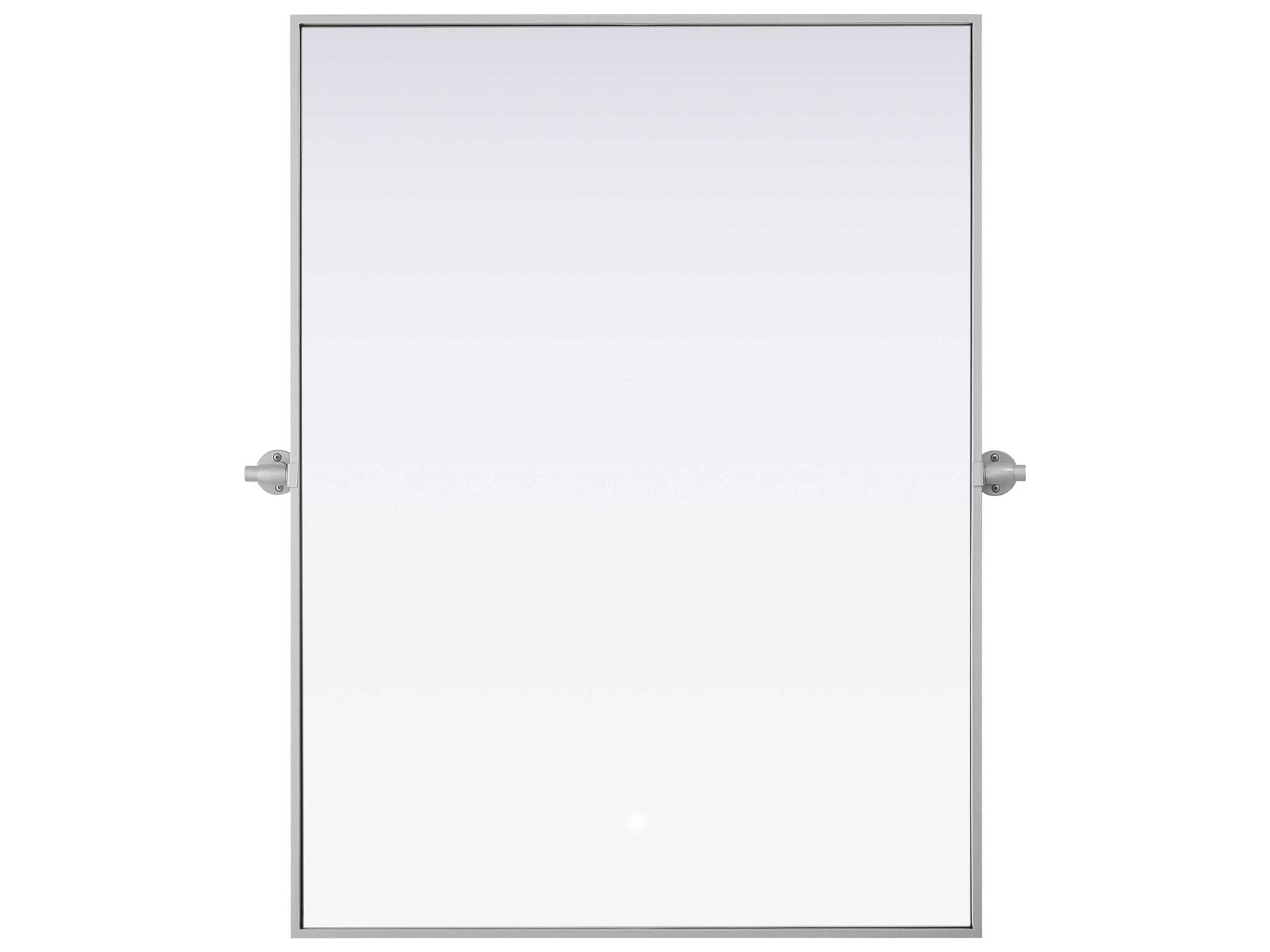 Elegant Lighting Amoura Silver Rectangular Wall Mirror
