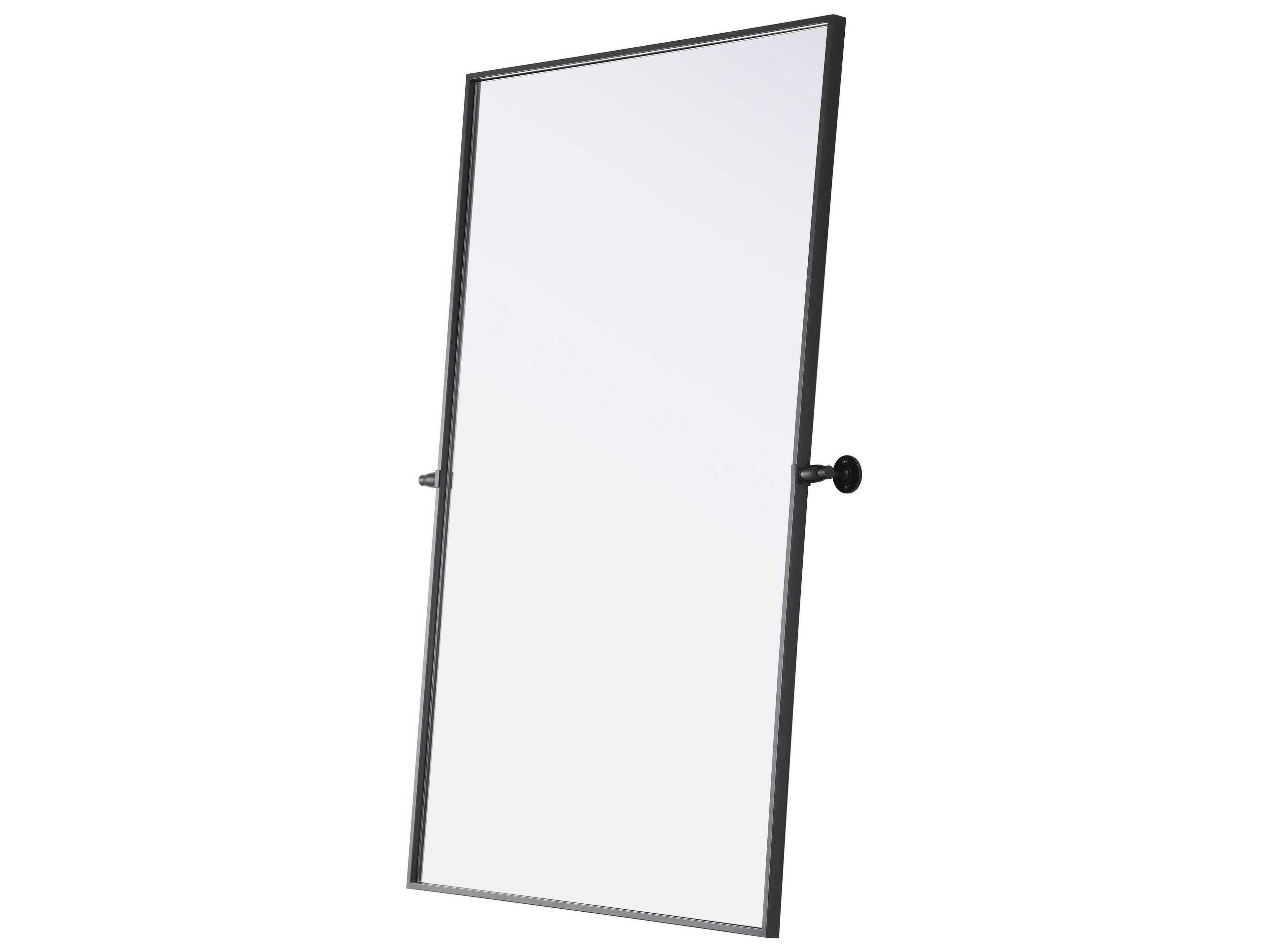 Elegant Lighting Amoura Black Rectangular Wall Mirror