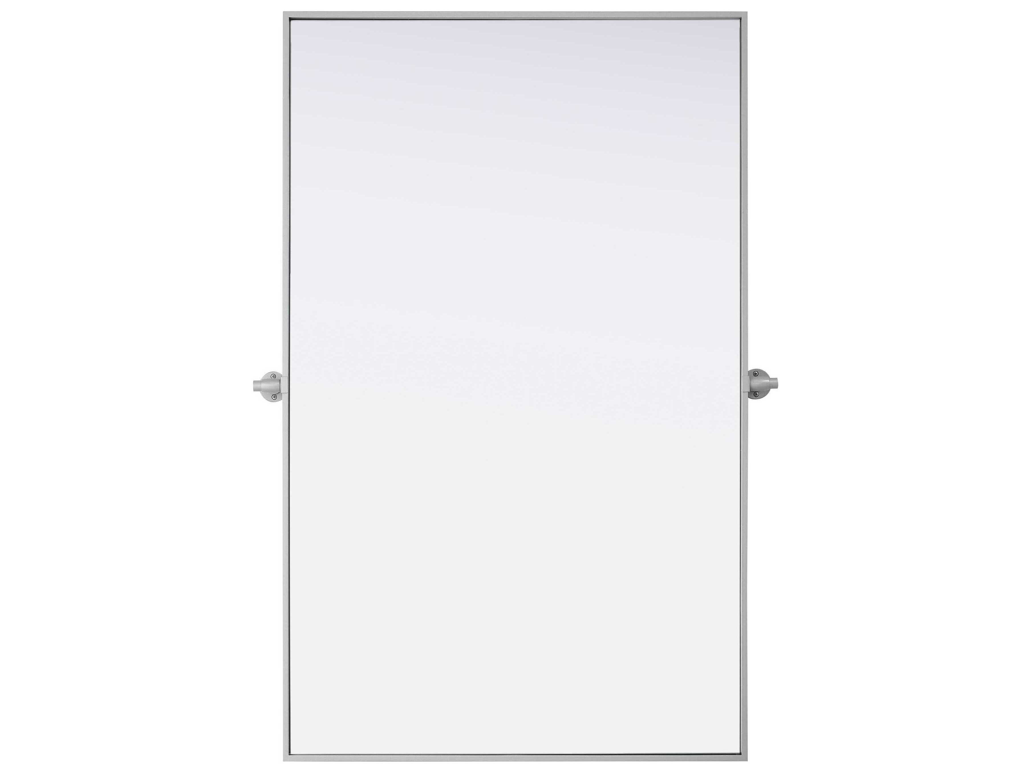Elegant Lighting Amoura Silver Rectangular Wall Mirror