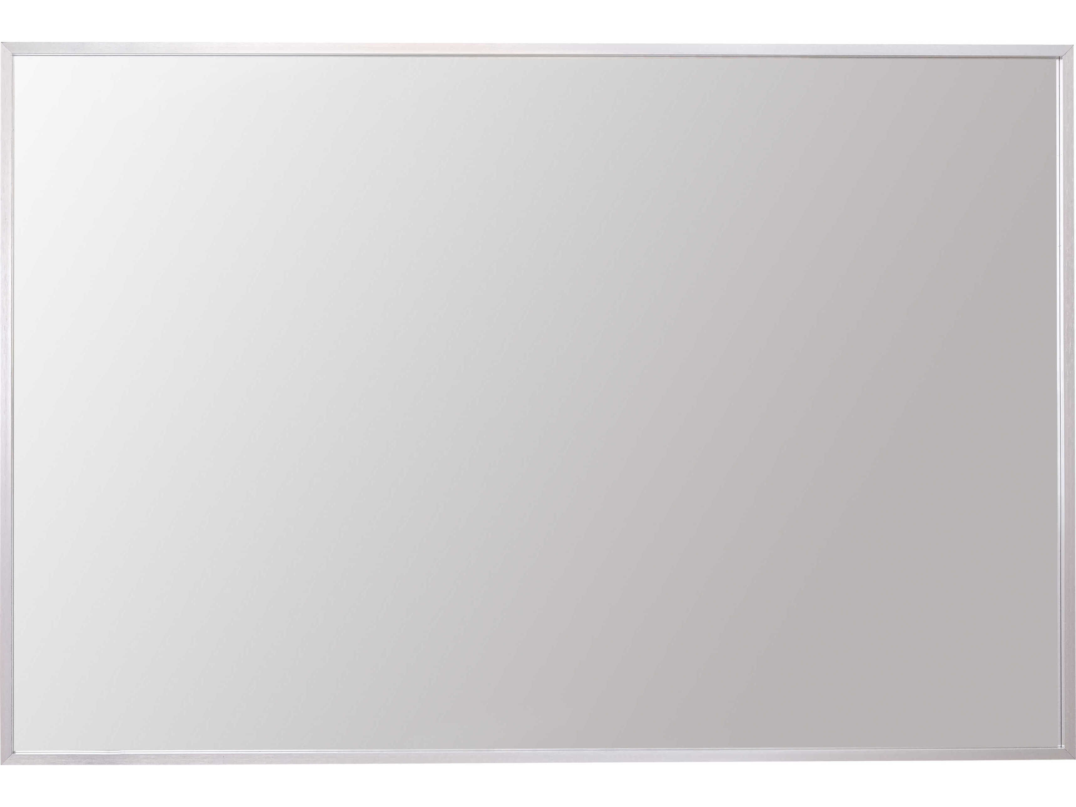 Elegant Lighting Grace Silver Rectangular Wall Mirror
